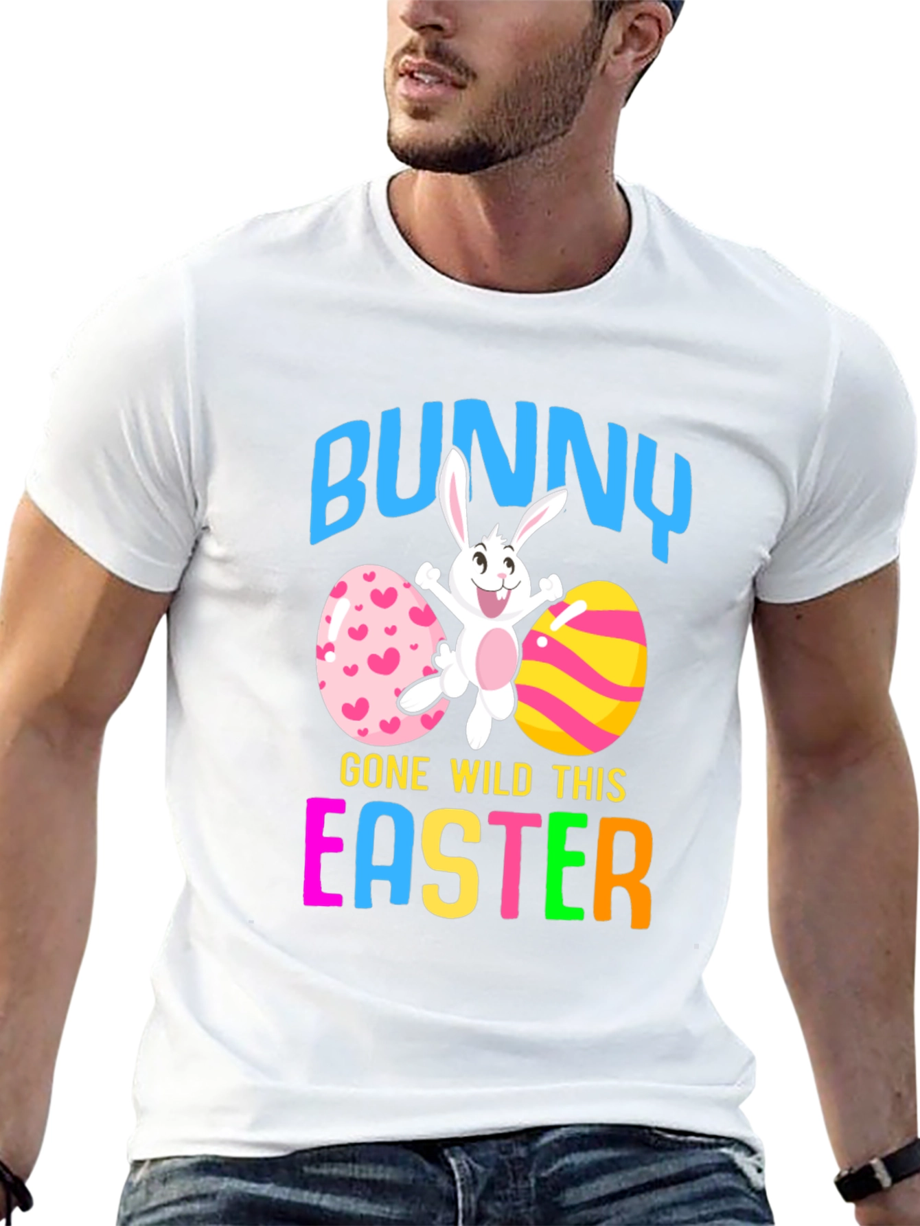 Bunny Gone Wild Easter T-Shirt