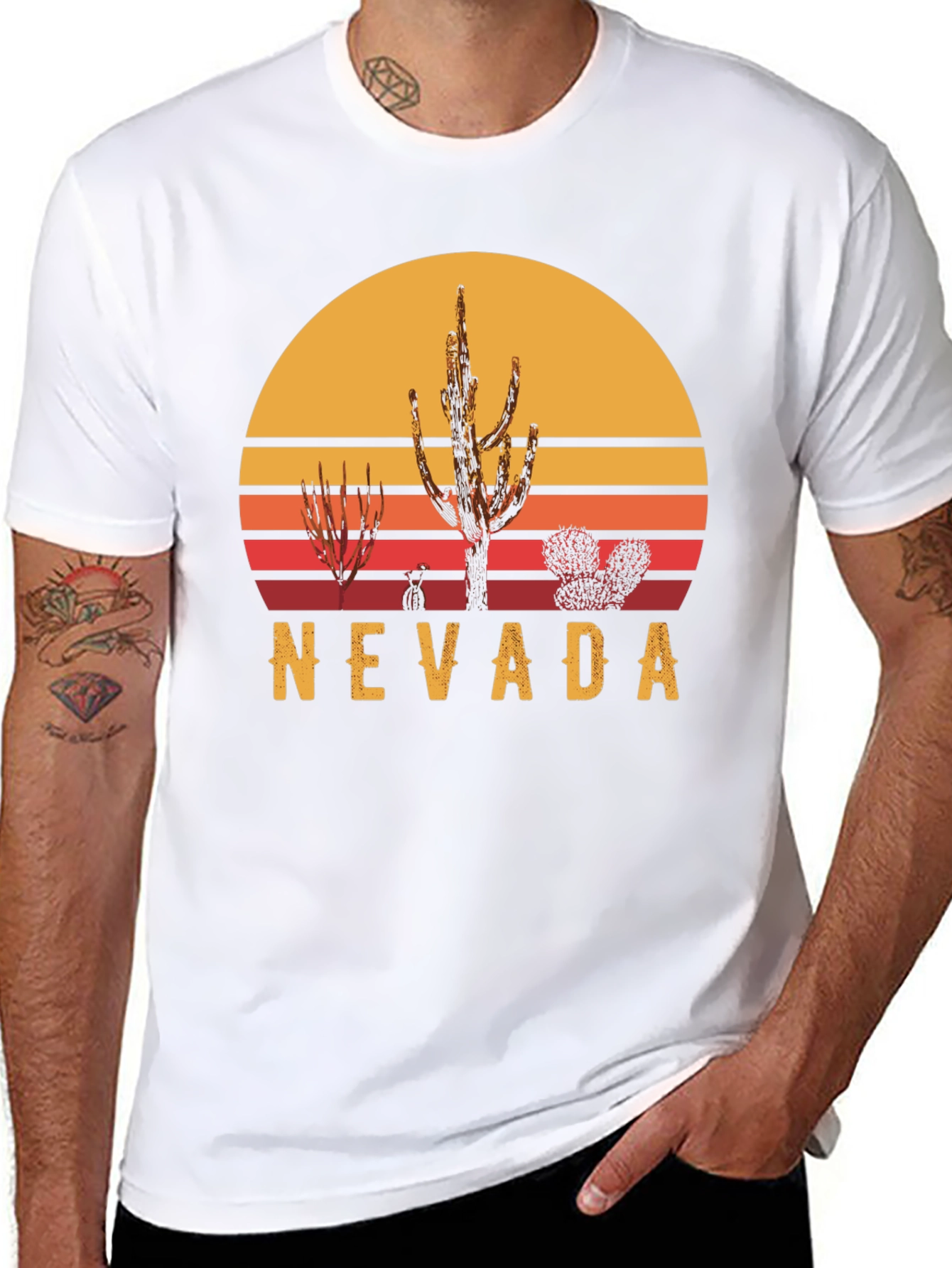 Nevada Desert Sunset Graphic Tee
