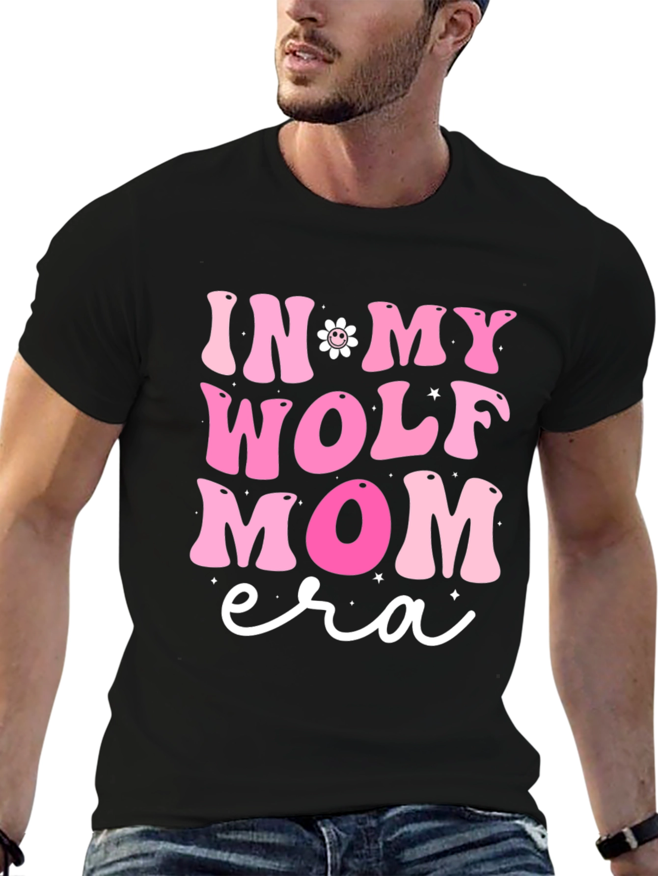 Wolf Mom Era Graphic T-Shirt - Trendy Design