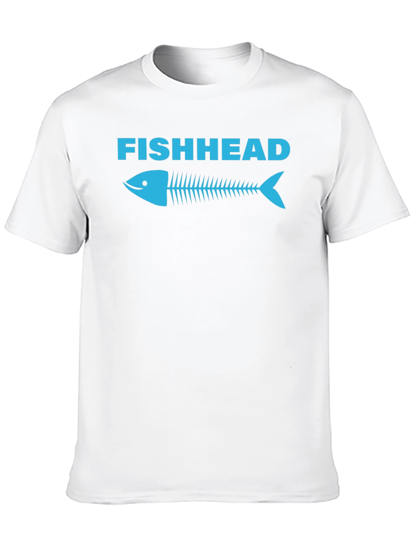 Fishhead Graphic T-Shirt - Mens Crew Neck Tee