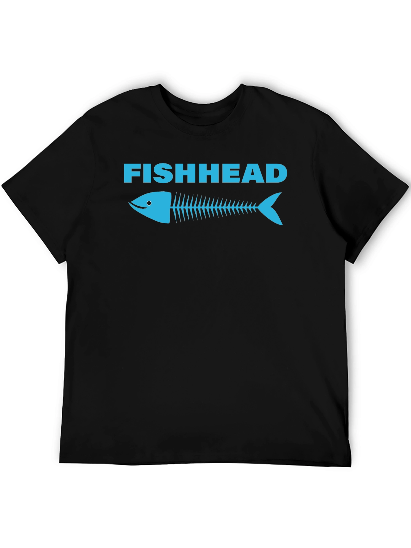 Fishhead Graphic T-Shirt - Mens Crew Neck Tee