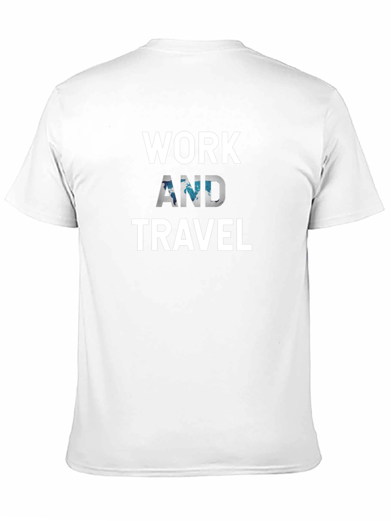 Work And Travel Black T-Shirt