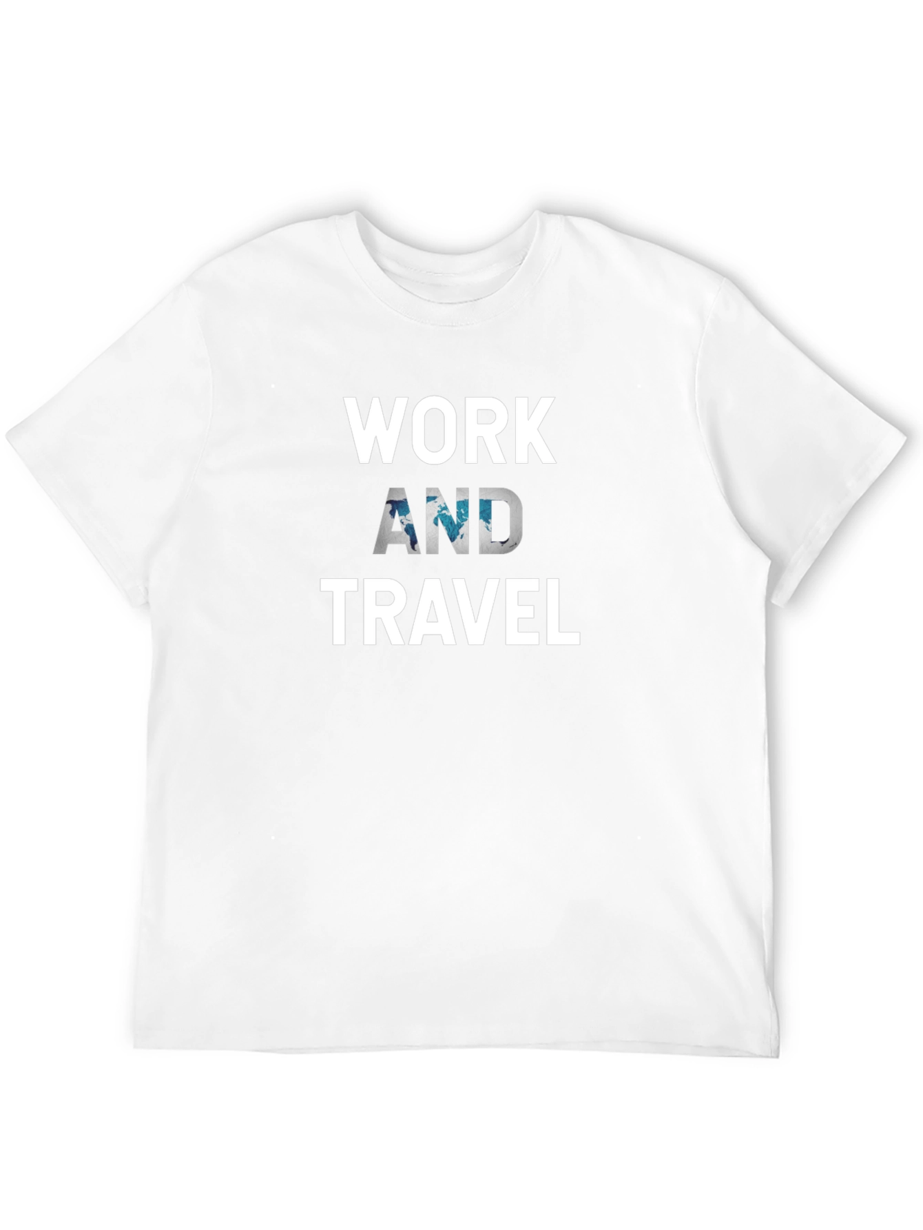Work And Travel Black T-Shirt