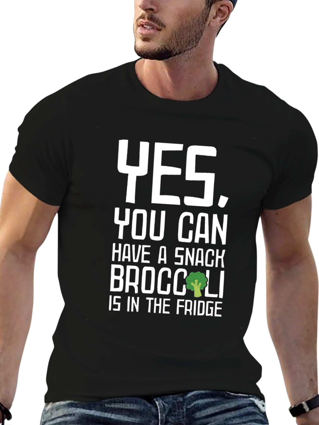 Snack Broccoli T-Shirt - Funny Vegan Tee