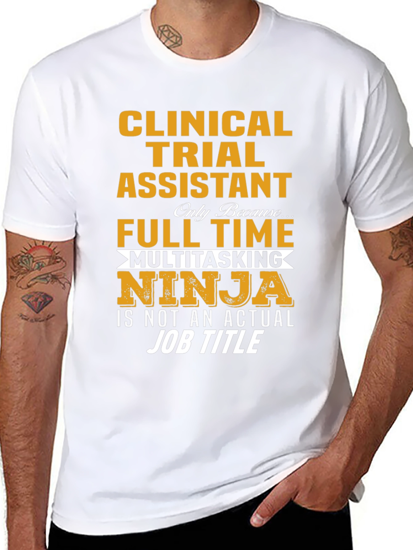 Clinical Trial Assistant Full Time Ninja T-Shirt