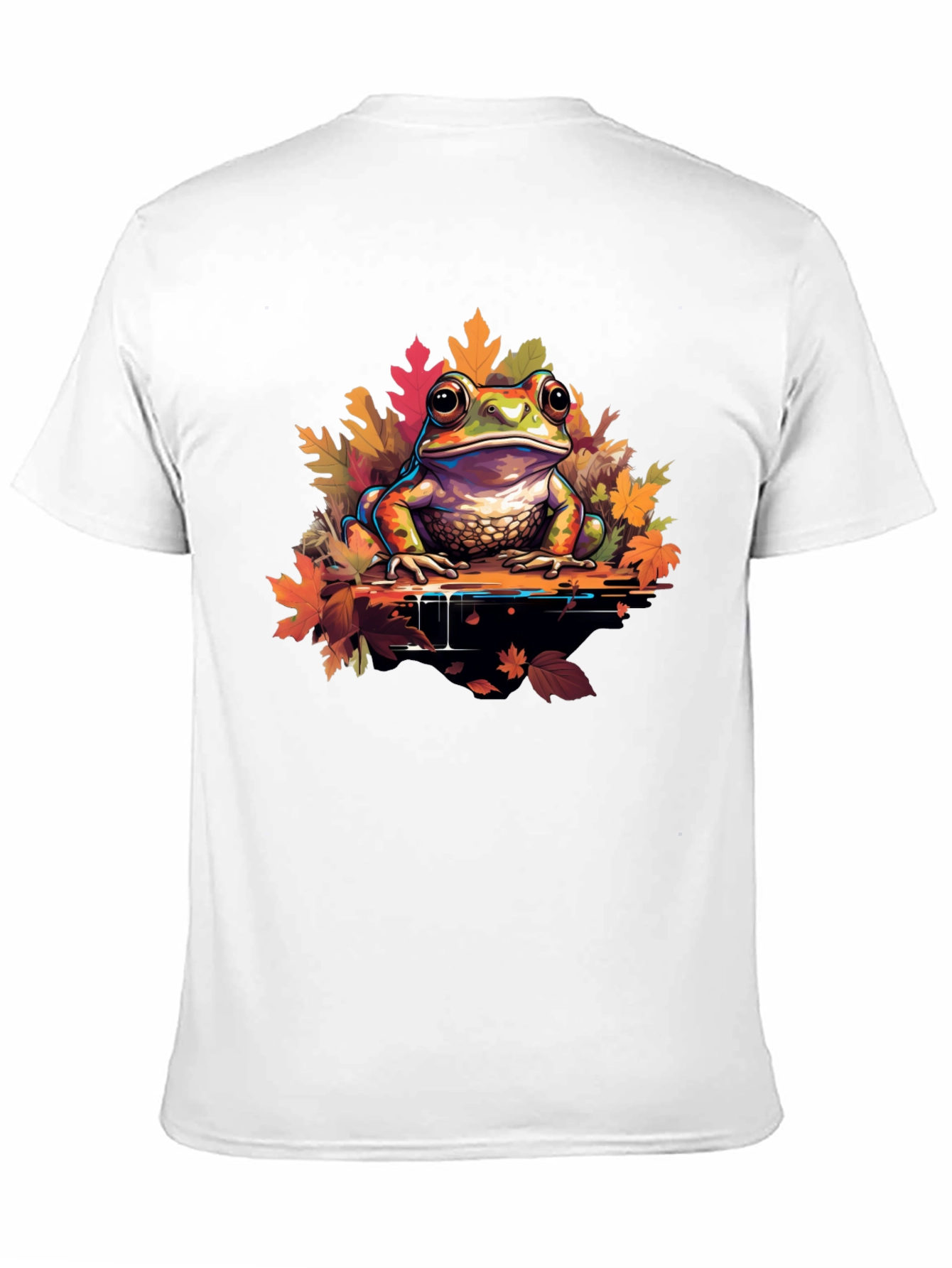 Frog on Leaves Graphic Tee