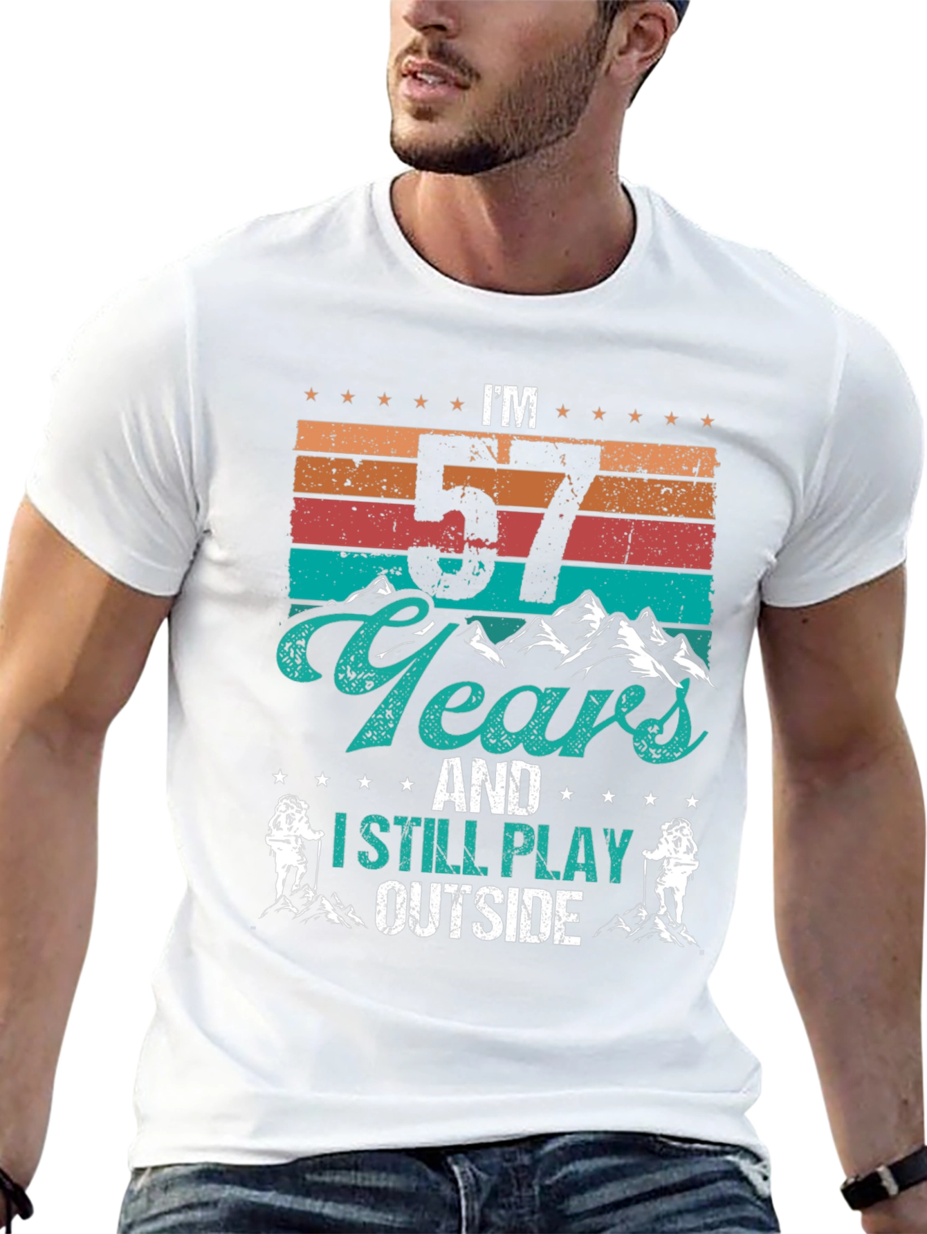 57 Years Old & Still Playing Outside T-Shirt