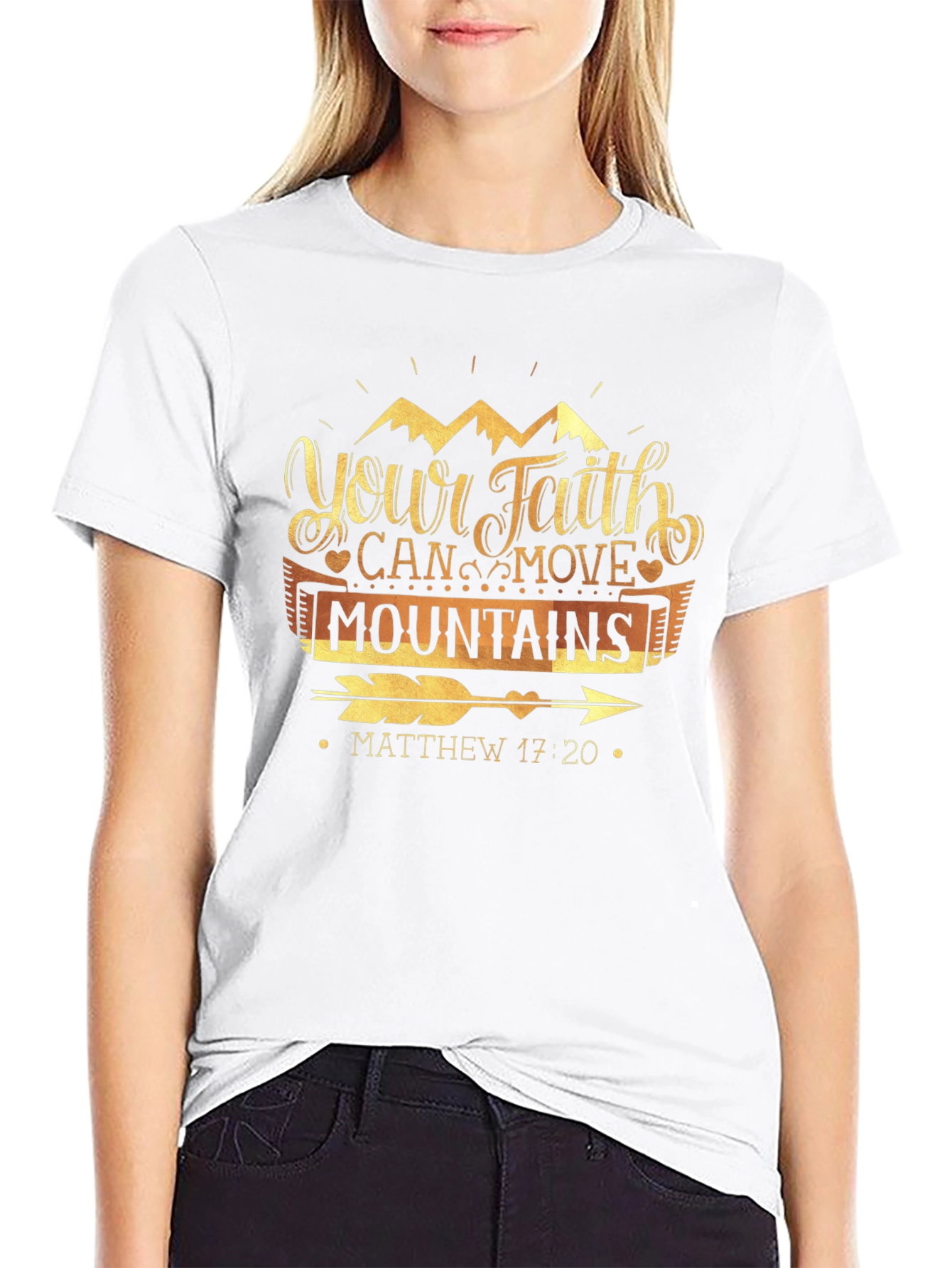 Faith Can Move Mountains Graphic Tee
