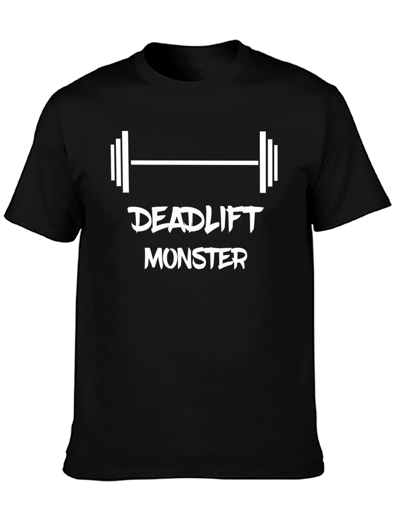 Deadlift Monster Graphic Tee - Gym Workout Shirt