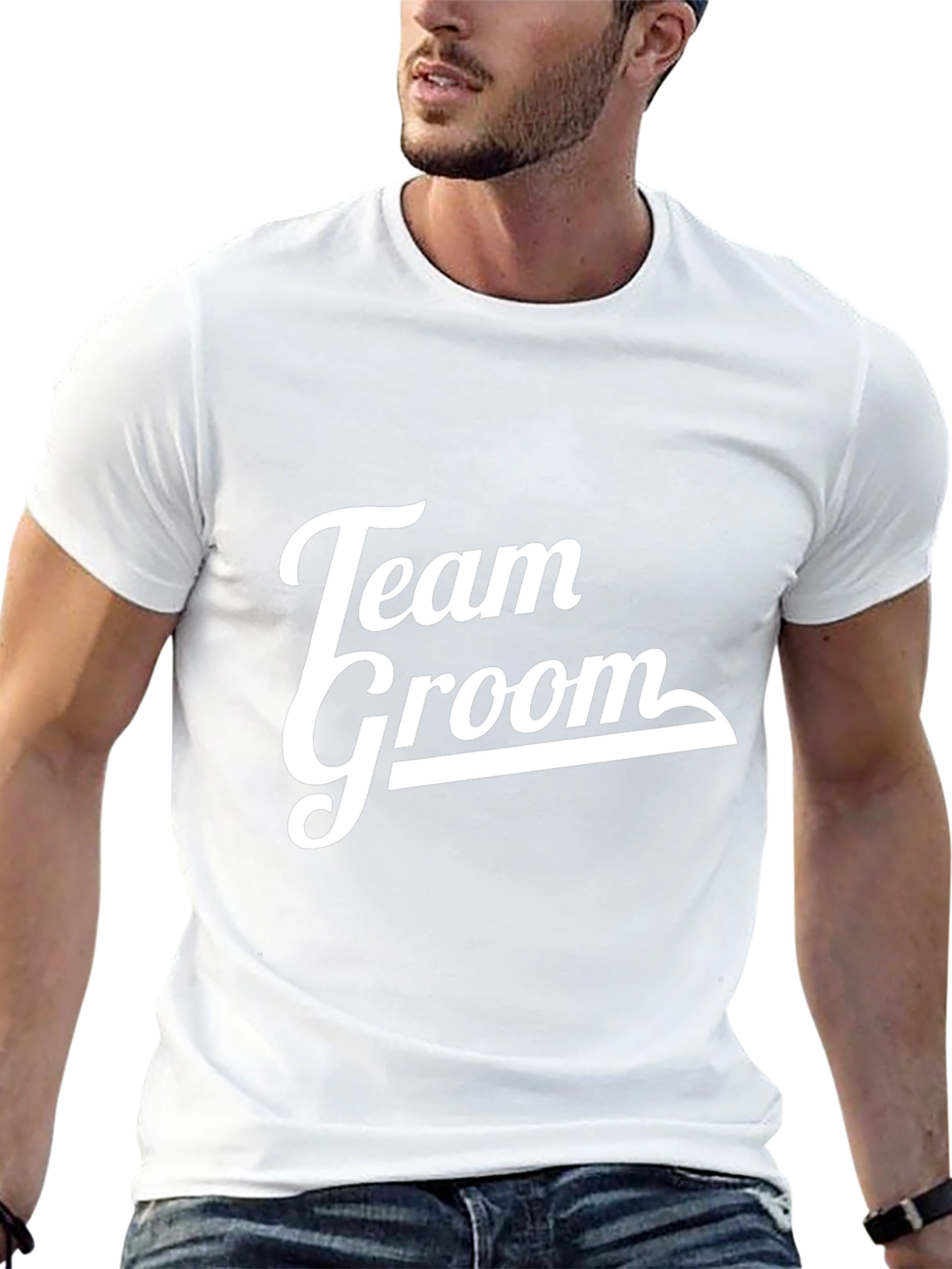 Team Groom Crew Neck T-Shirt