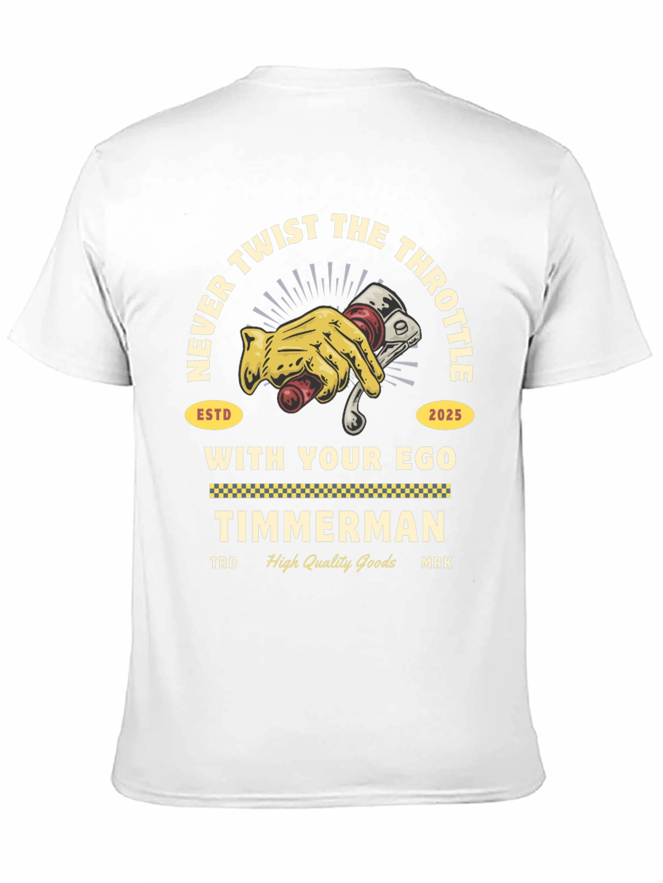Never Twist Throttle with Ego Graphic Tee