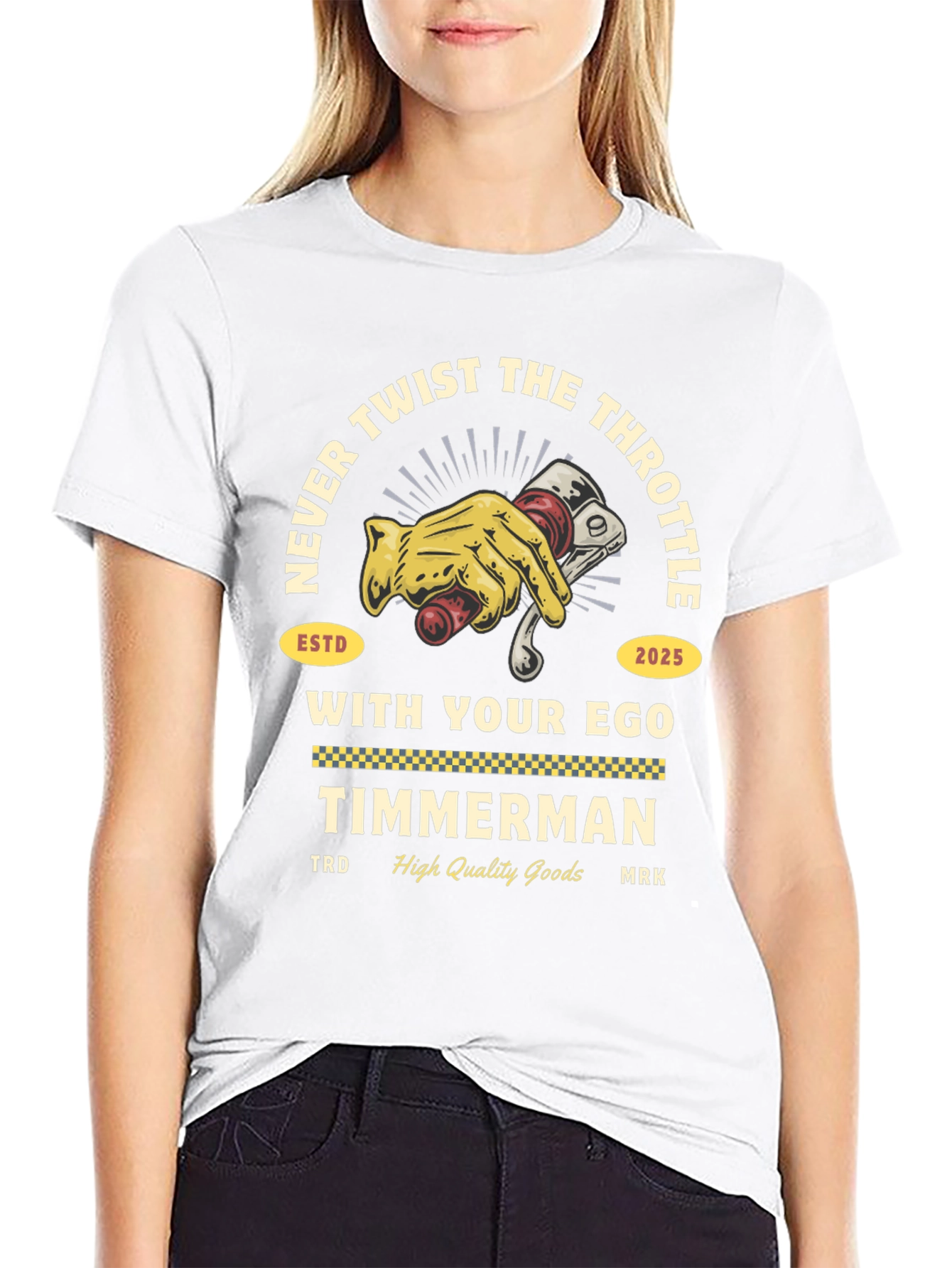 Never Twist Throttle with Ego Graphic Tee