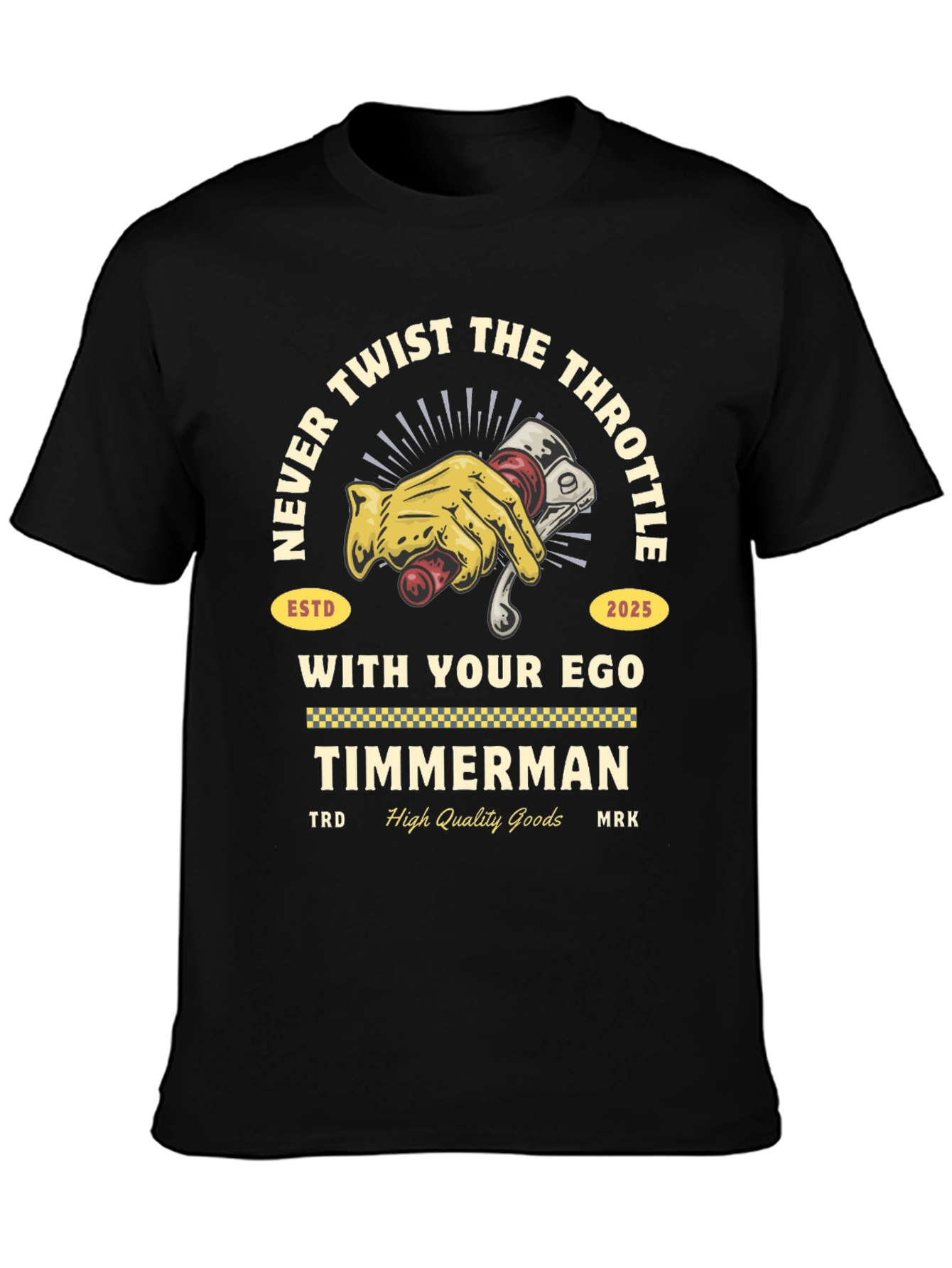 Never Twist Throttle with Ego Graphic Tee
