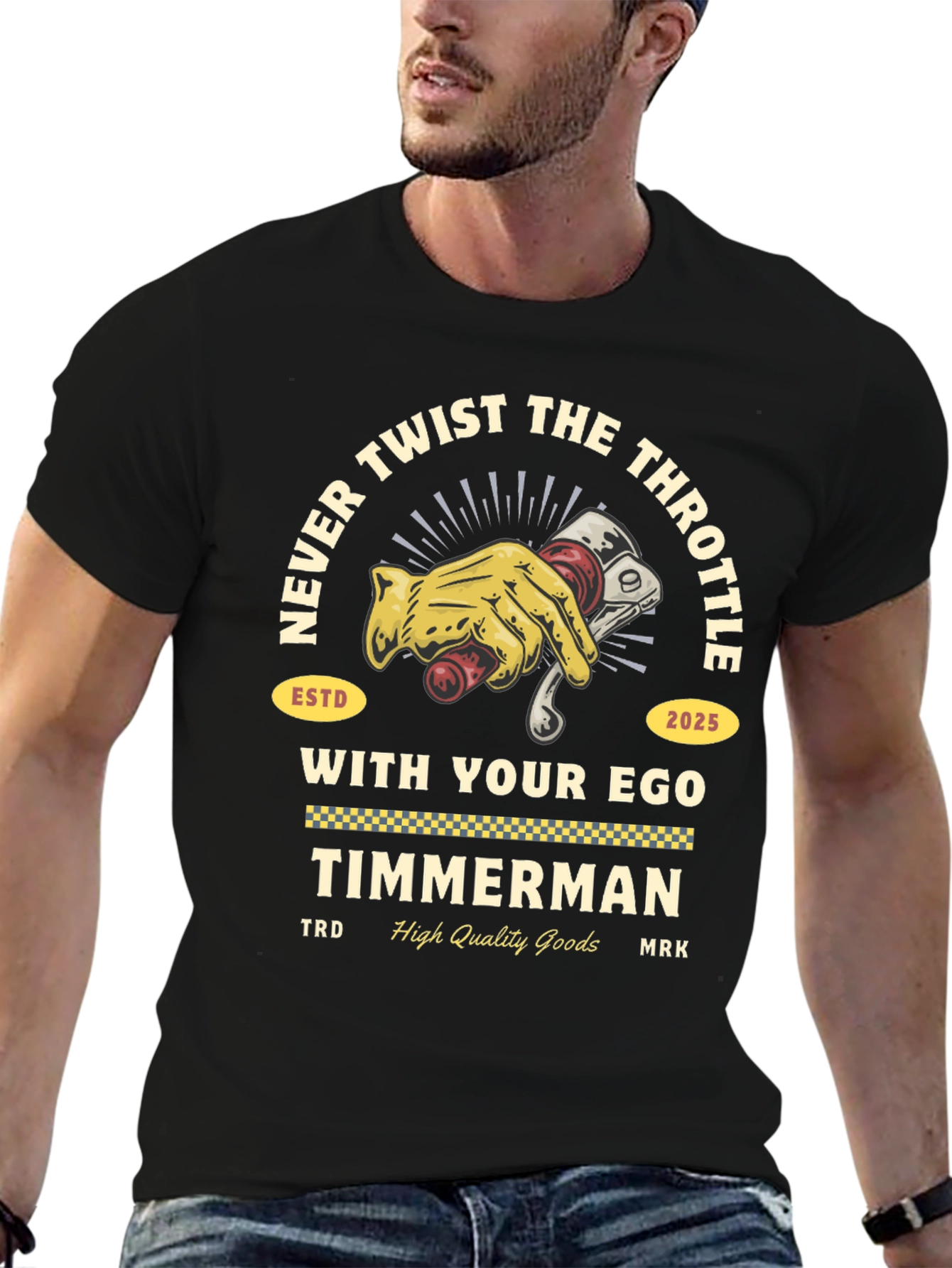 Never Twist Throttle with Ego Graphic Tee