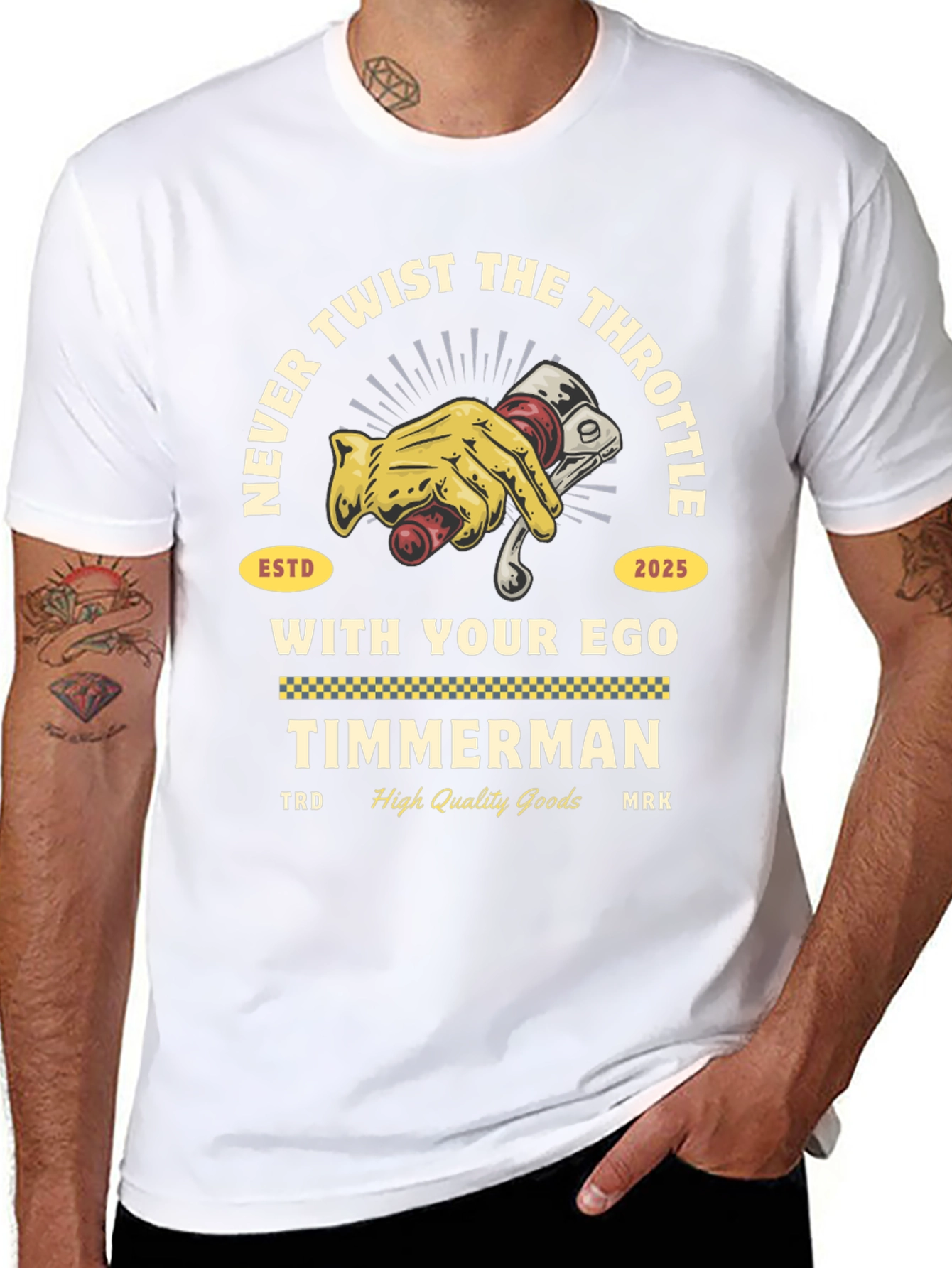 Never Twist Throttle with Ego Graphic Tee