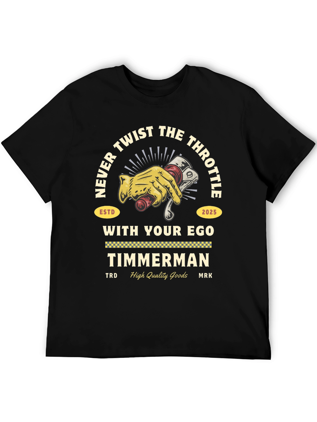 Never Twist Throttle with Ego Graphic Tee