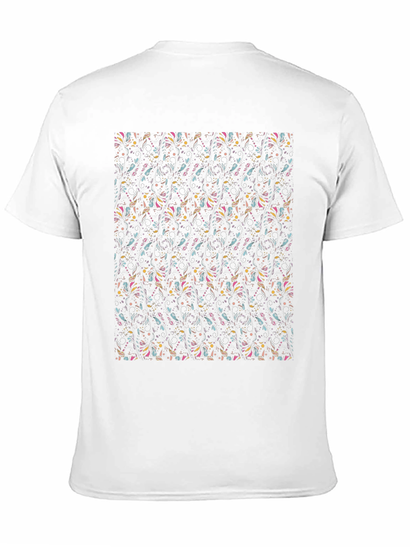 Funky Patterned Black Tee