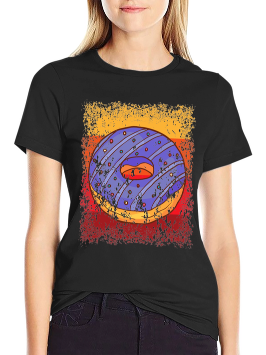 Donut Graphic T-Shirt - Edgy Streetwear Style