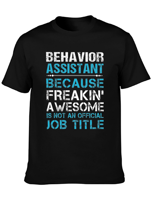 Behavior Assistant Awesome Job Title T-Shirt