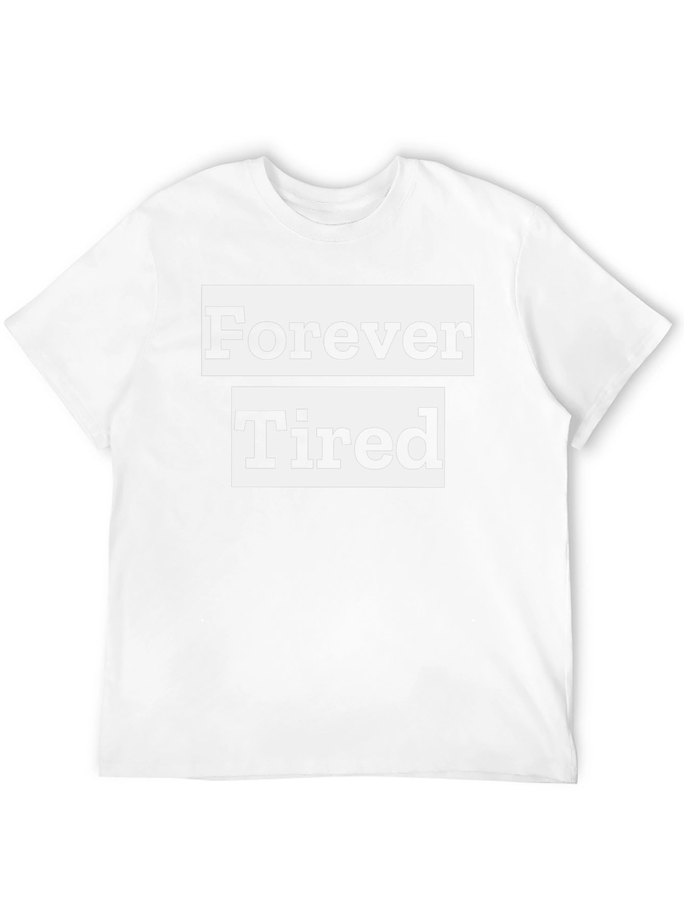 Forever Tired Graphic T-Shirt - Black