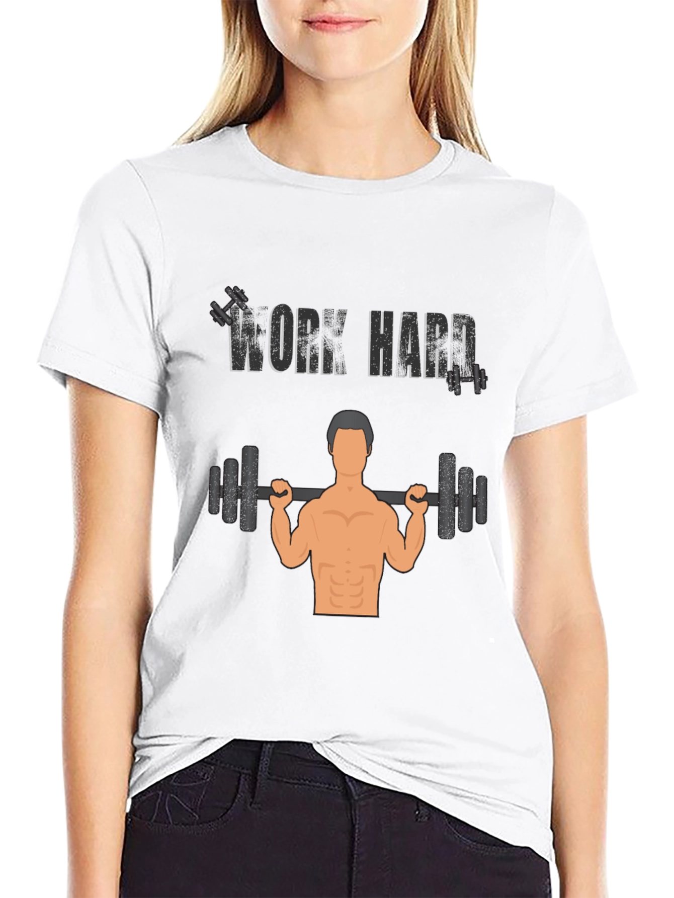 Work Hard Gym T-Shirt - Fitness Apparel
