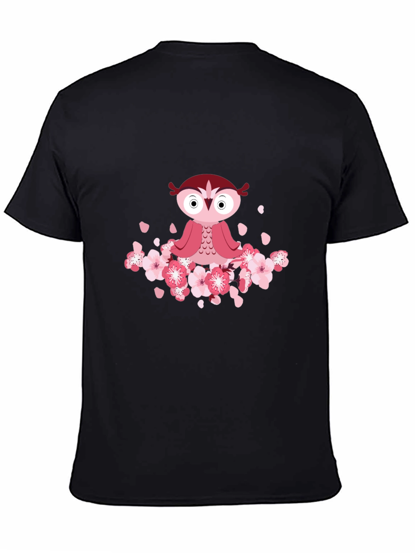 Owl & Cherry Blossom T-Shirt