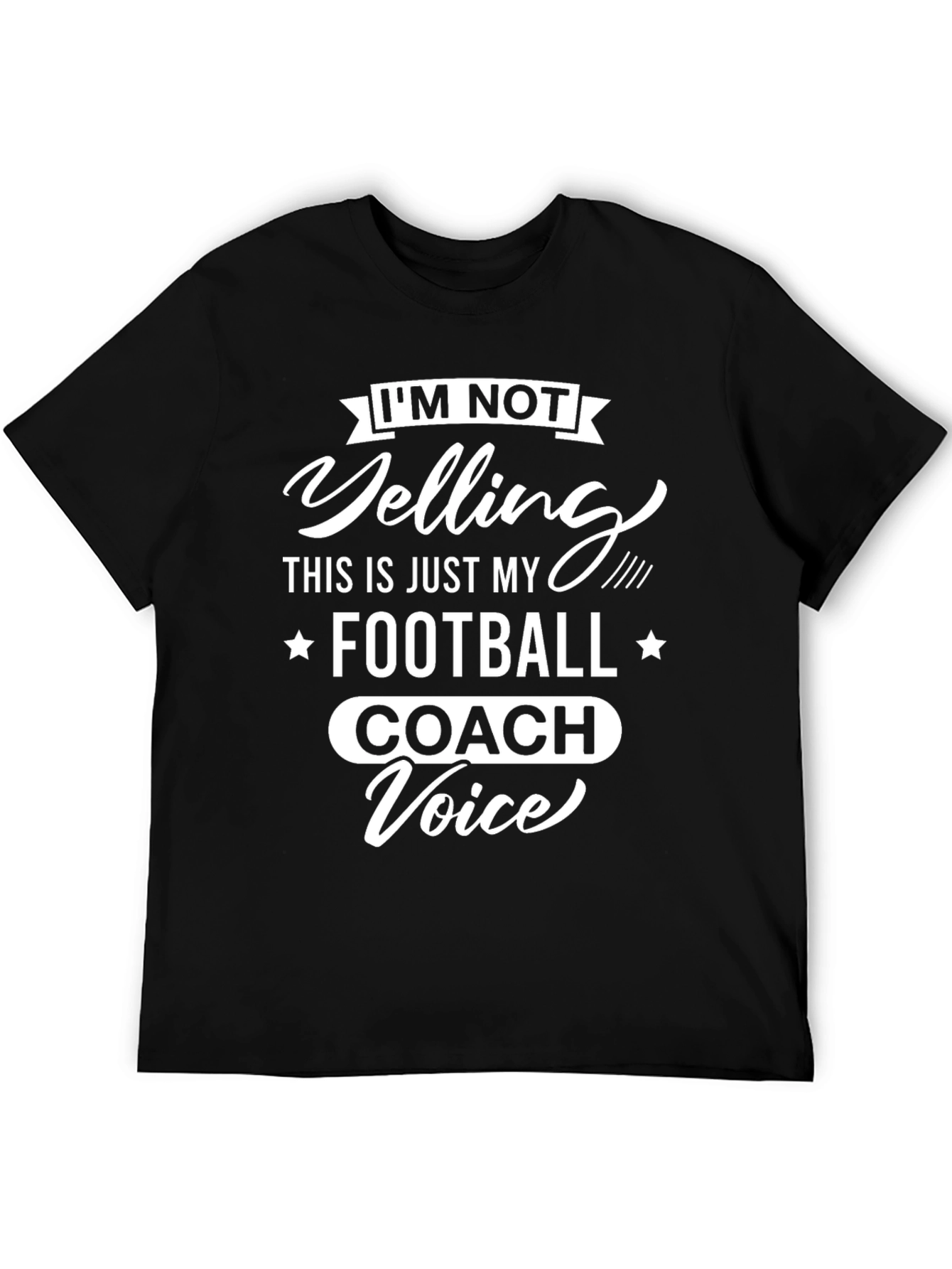 Funny Football Coach Voice T-Shirt