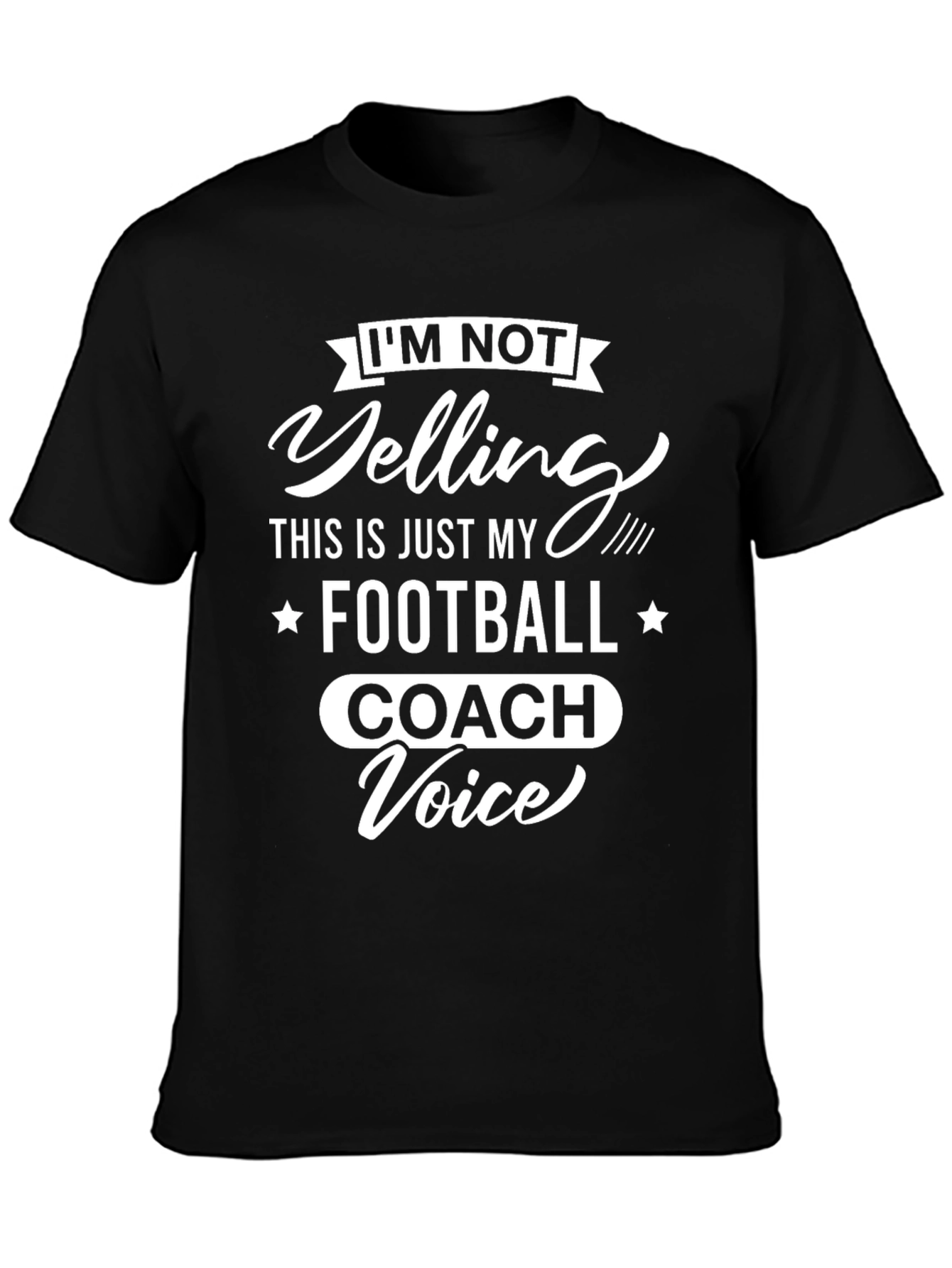 Funny Football Coach Voice T-Shirt