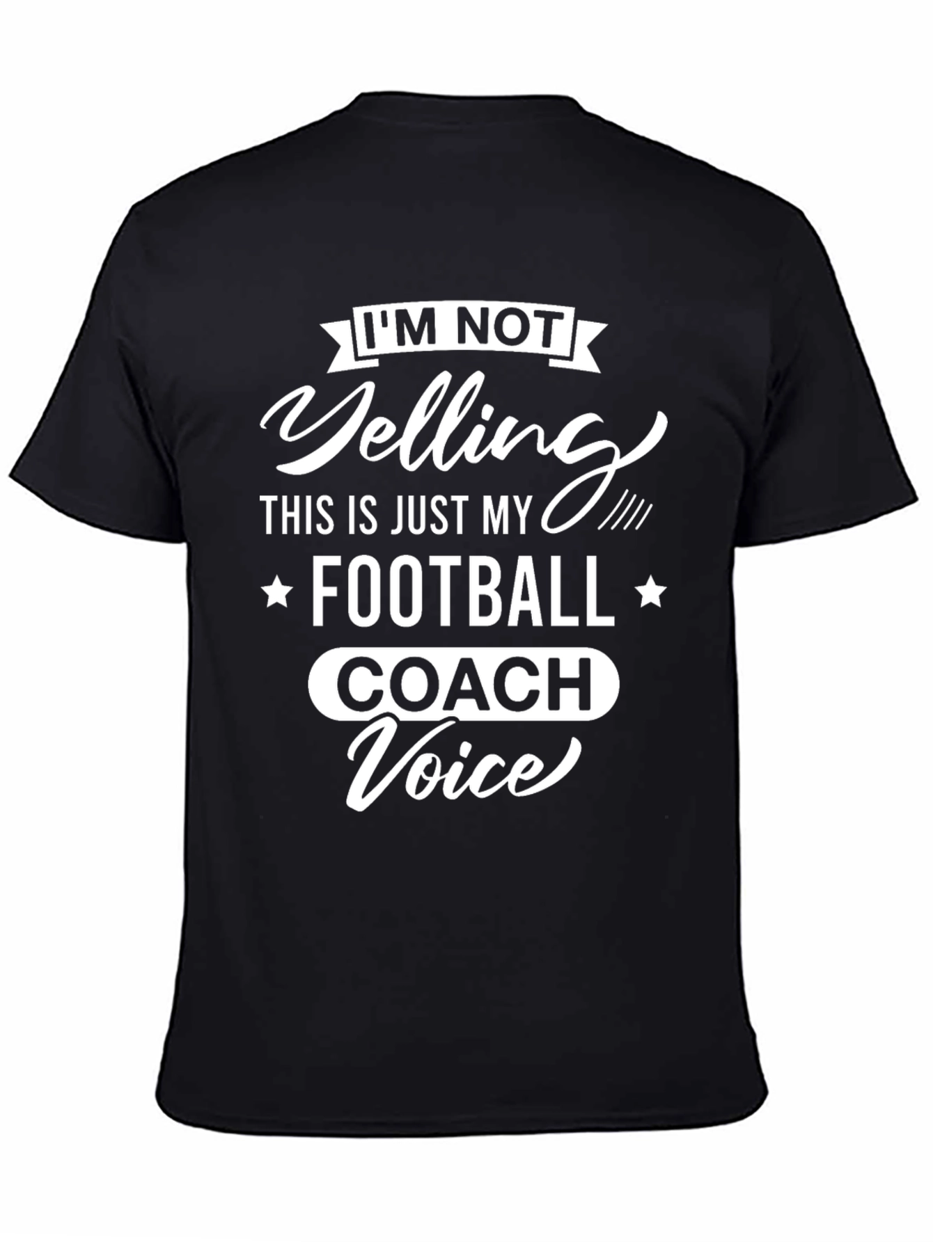 Funny Football Coach Voice T-Shirt