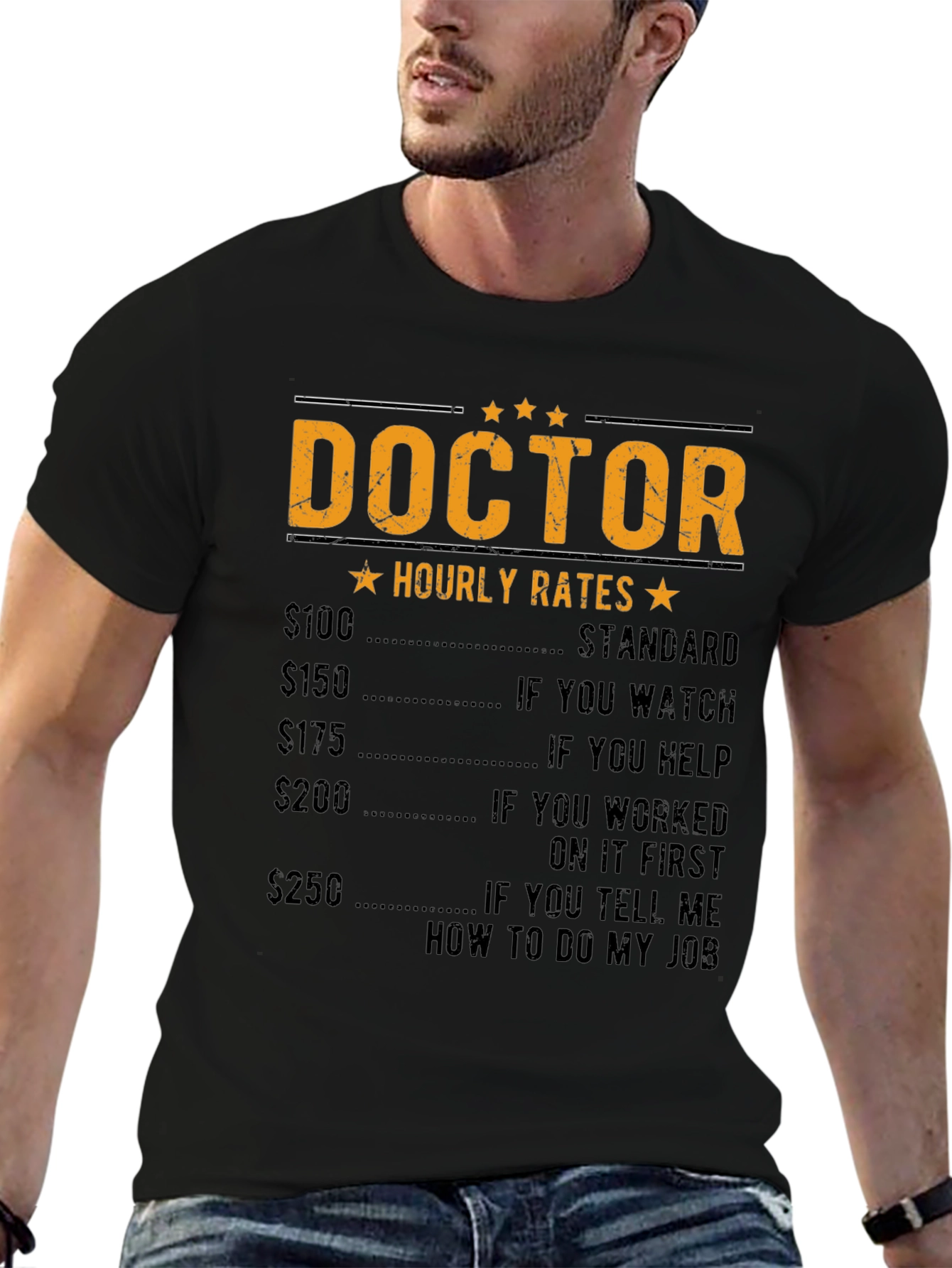 Doctor Hourly Rate Funny T-Shirt