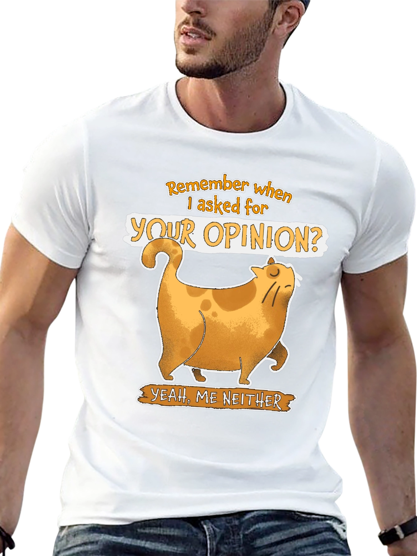 Sarcastic Cat T-Shirt - Remember When I Asked?