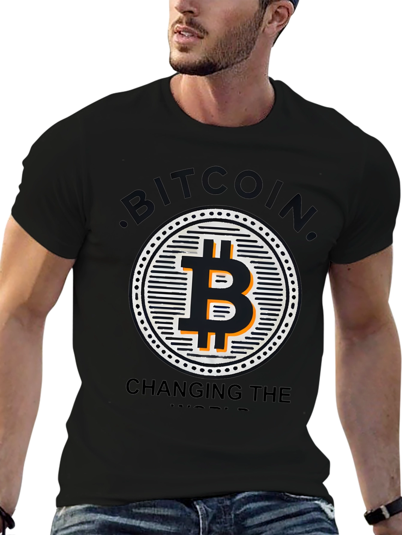 Bitcoin Changing the World Graphic T-Shirt