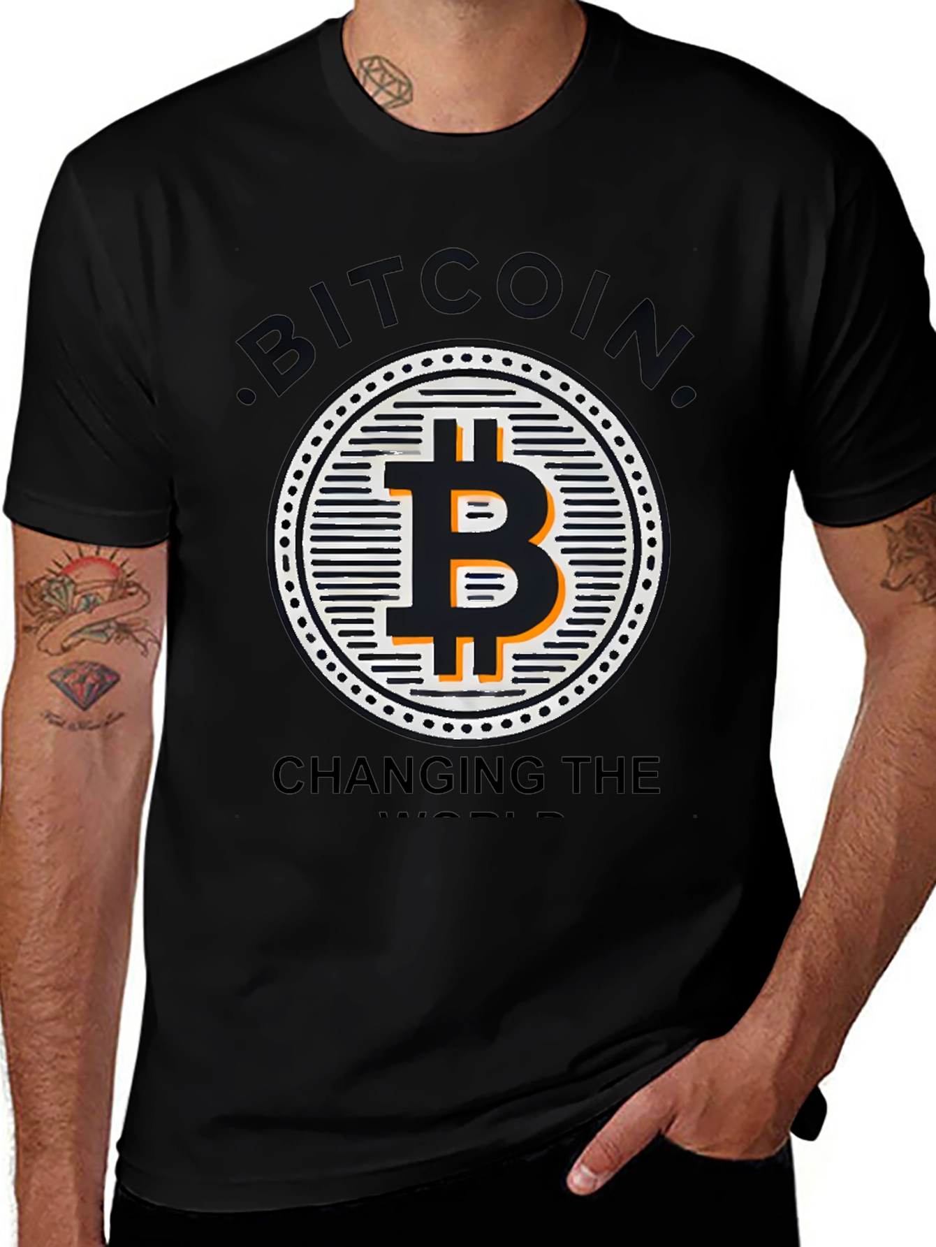 Bitcoin Changing the World Graphic T-Shirt