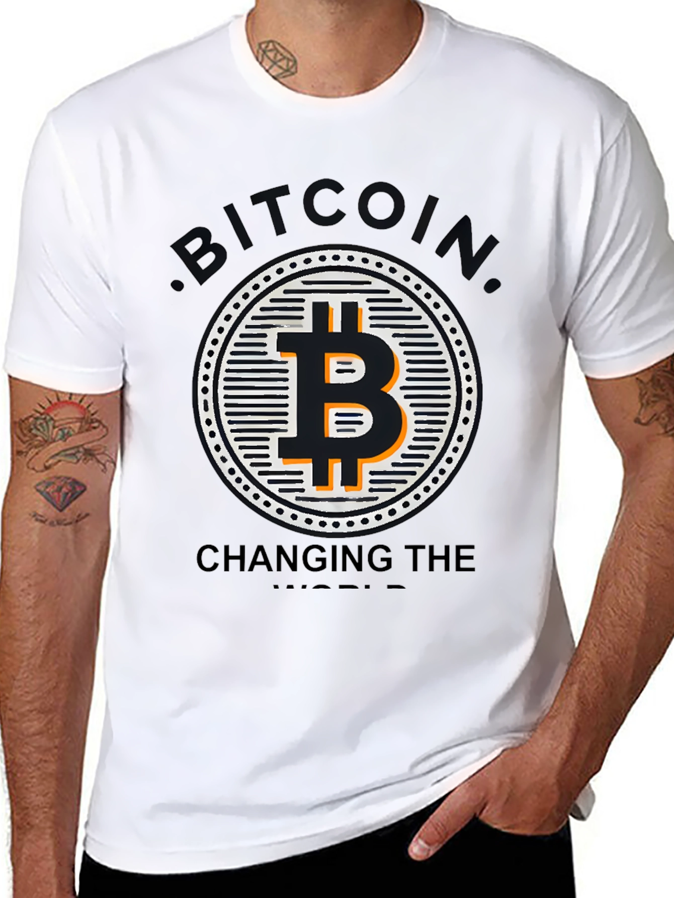 Bitcoin Changing the World Graphic T-Shirt