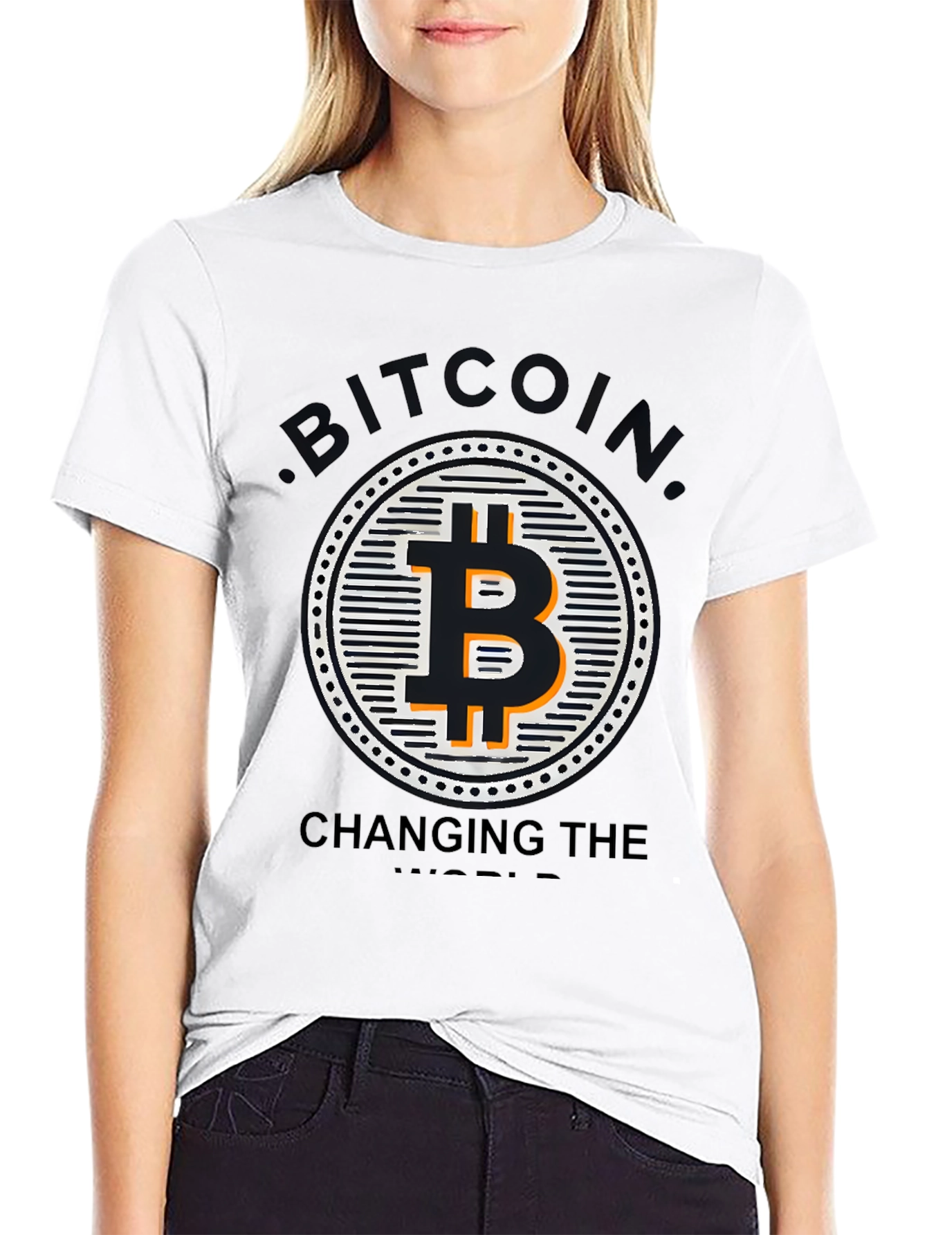 Bitcoin Changing the World Graphic T-Shirt