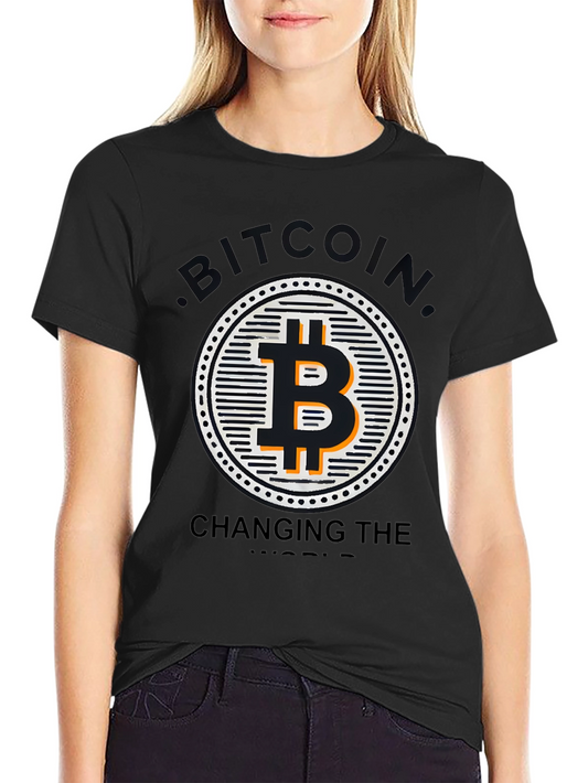 Bitcoin Changing the World Graphic T-Shirt