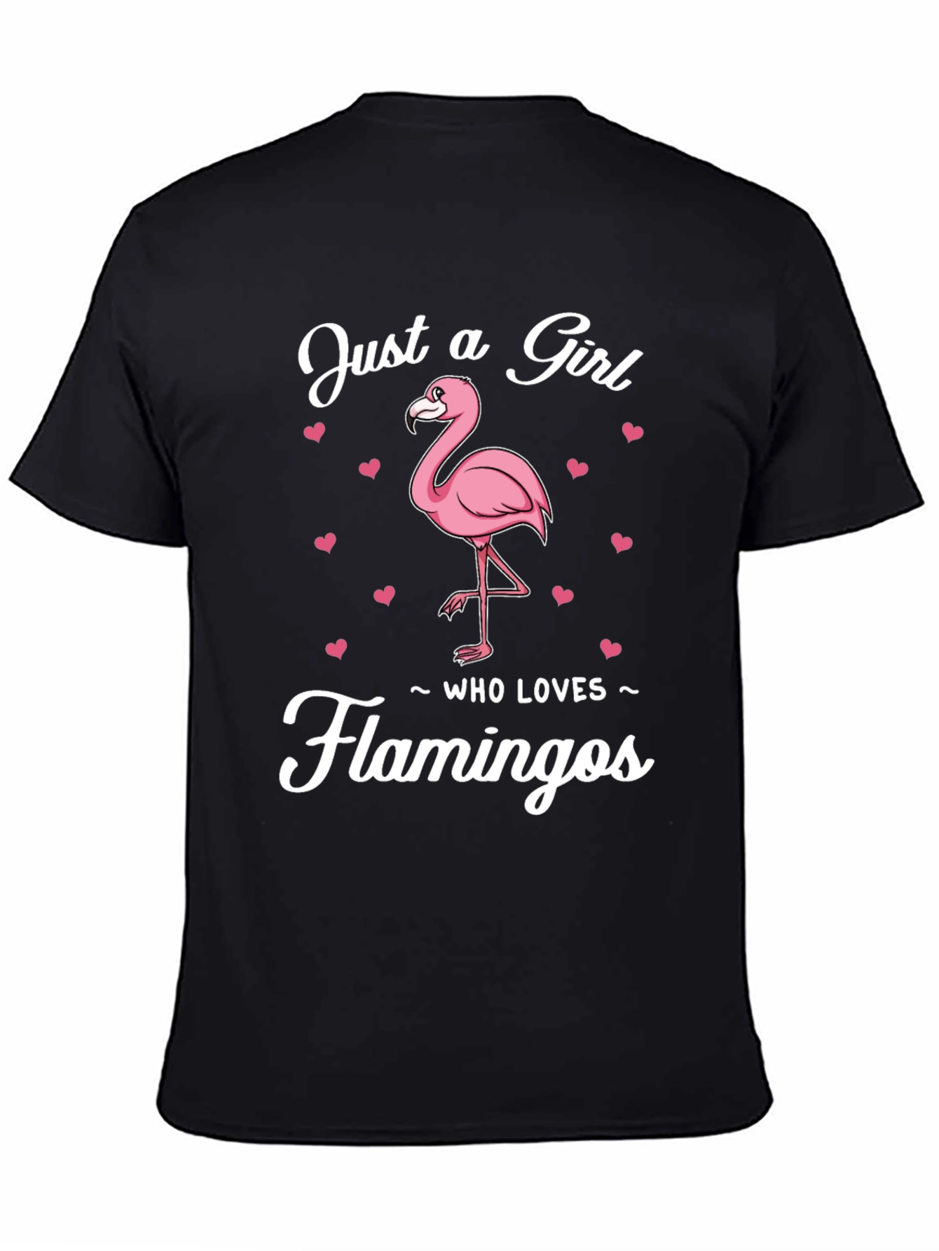 Just a Girl Who Loves Flamingos T-Shirt