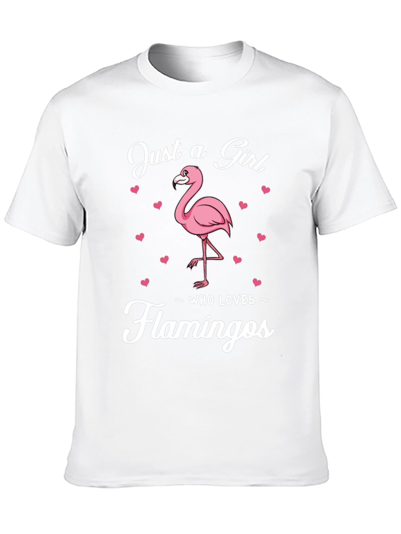 Just a Girl Who Loves Flamingos T-Shirt