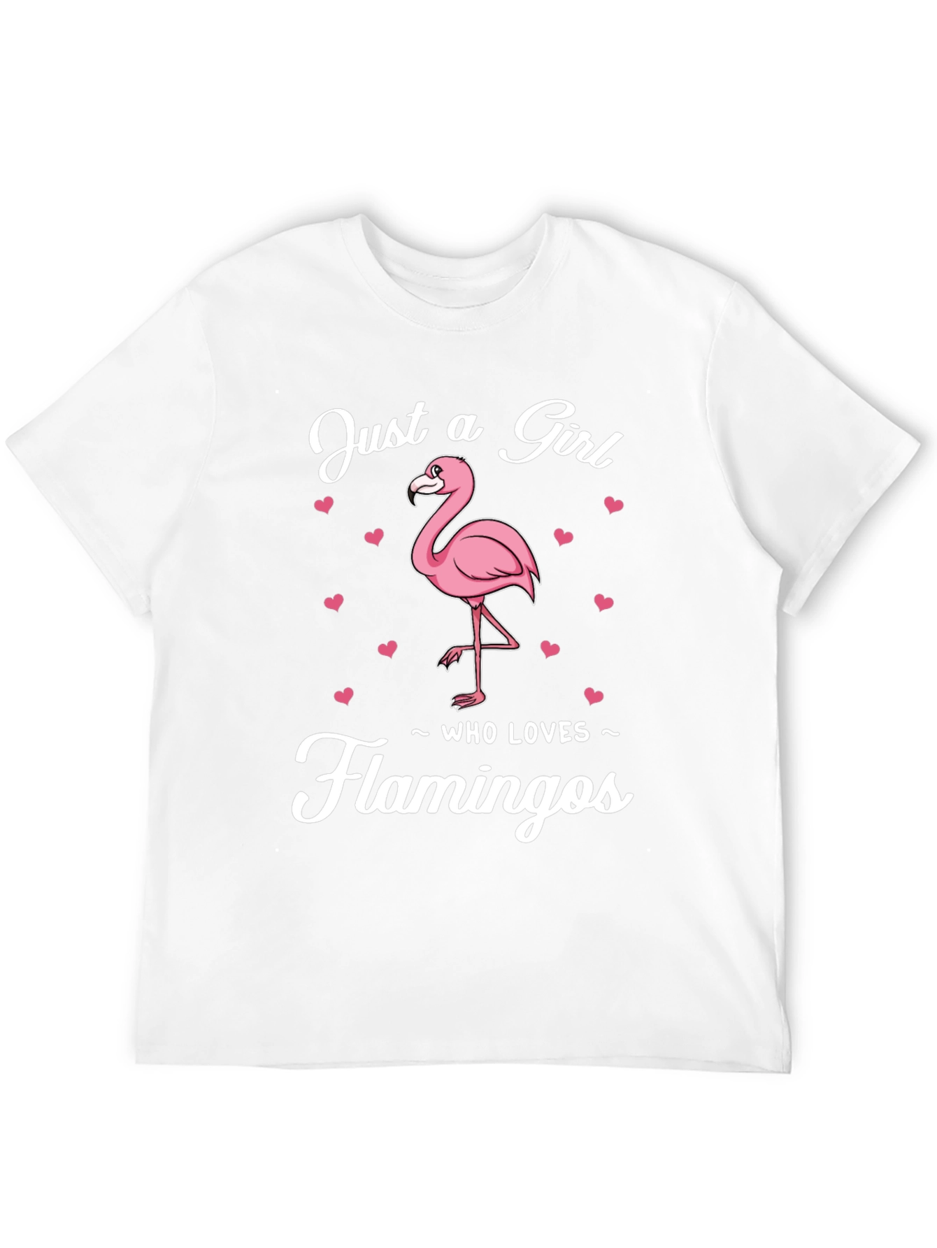 Just a Girl Who Loves Flamingos T-Shirt