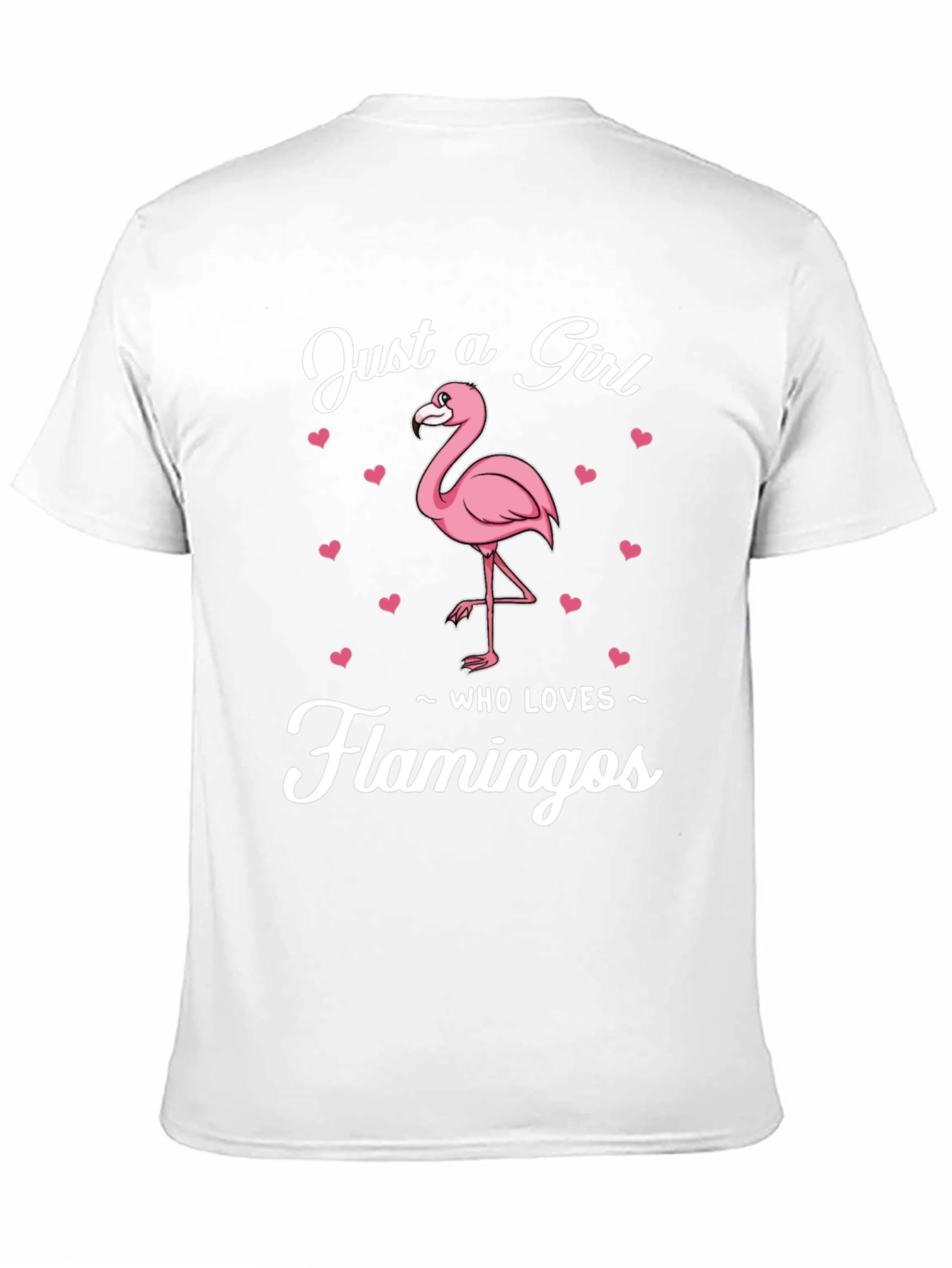 Just a Girl Who Loves Flamingos T-Shirt
