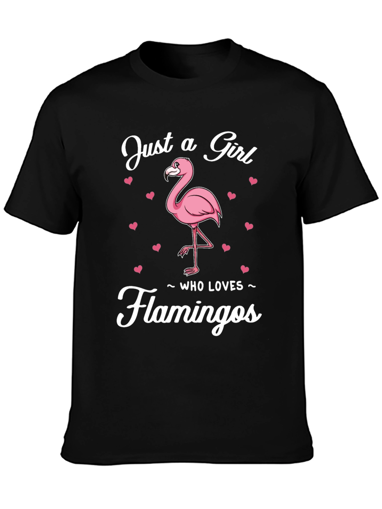 Just a Girl Who Loves Flamingos T-Shirt