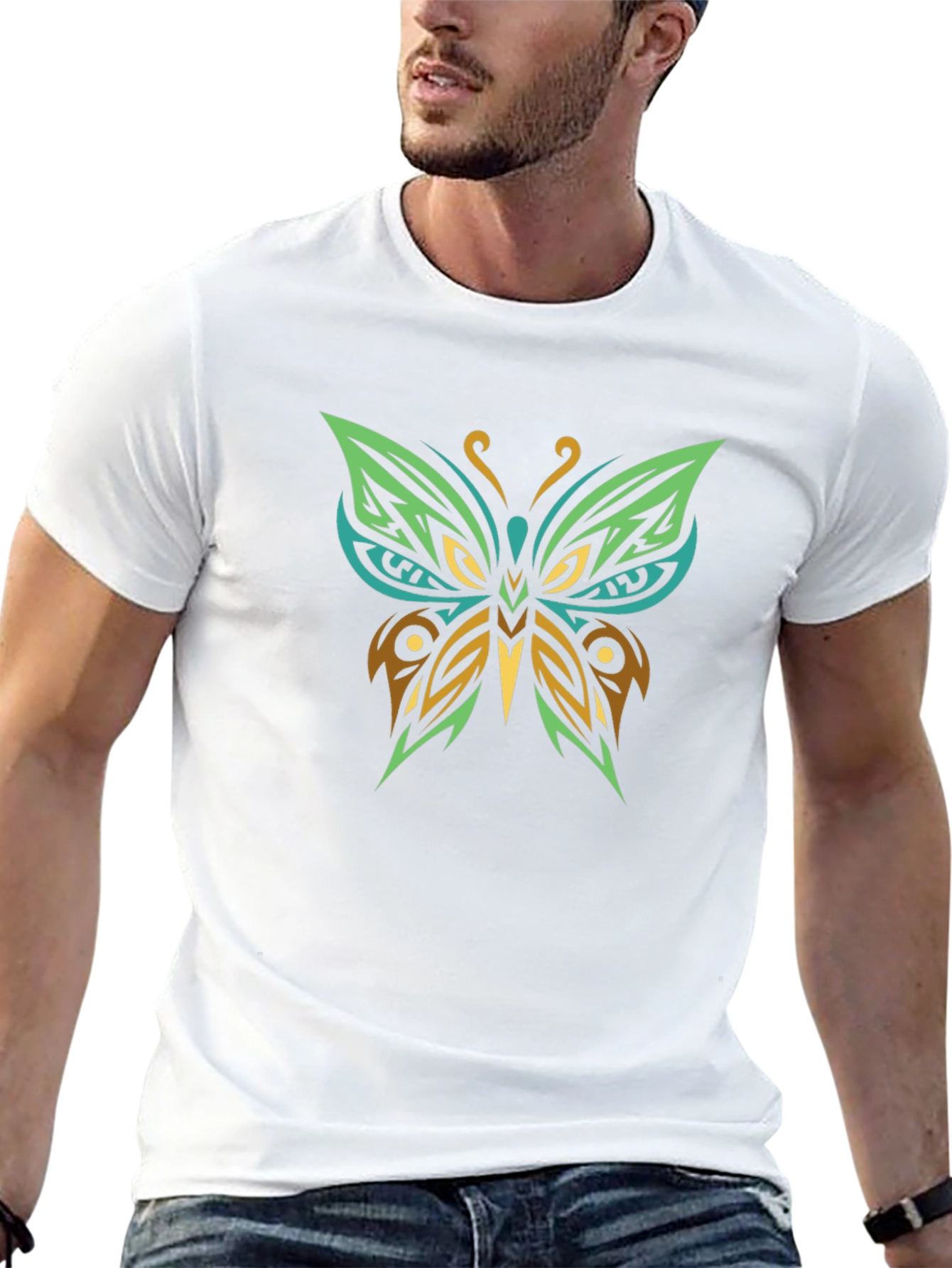 Tribal Butterfly Graphic Tee