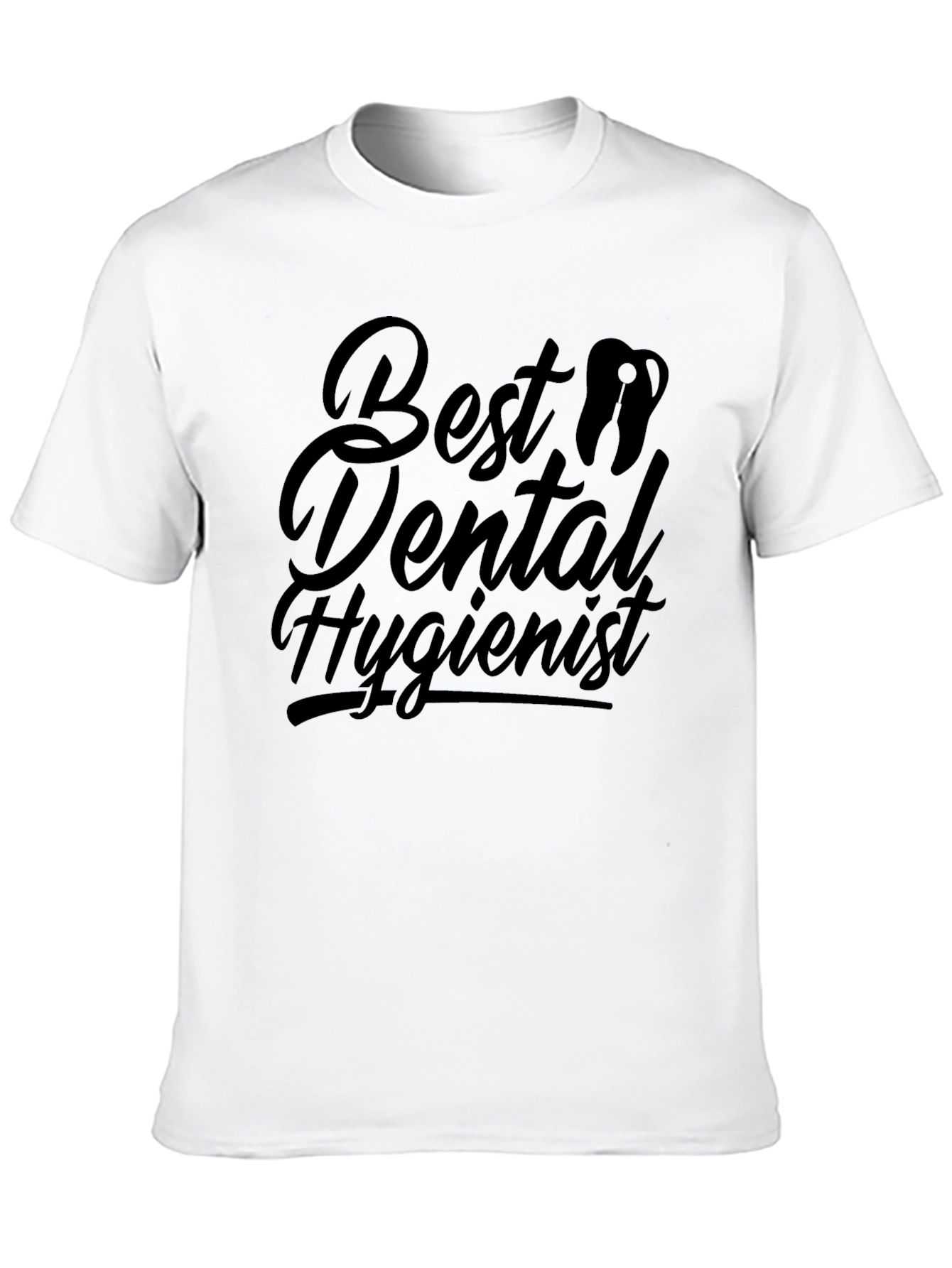 Best Dental Hygienist Black T-Shirt