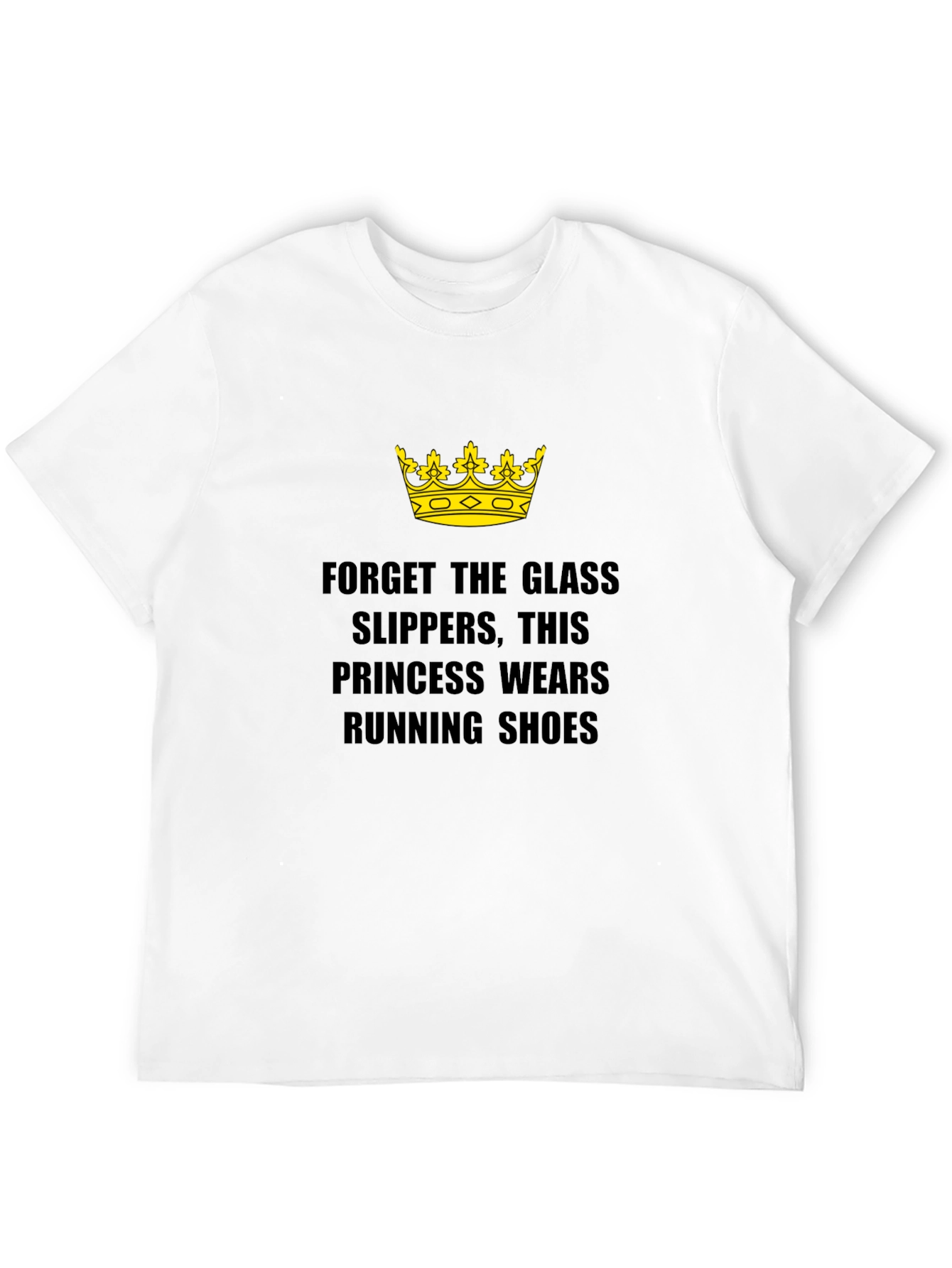 Princess Running Shoes Black T-Shirt