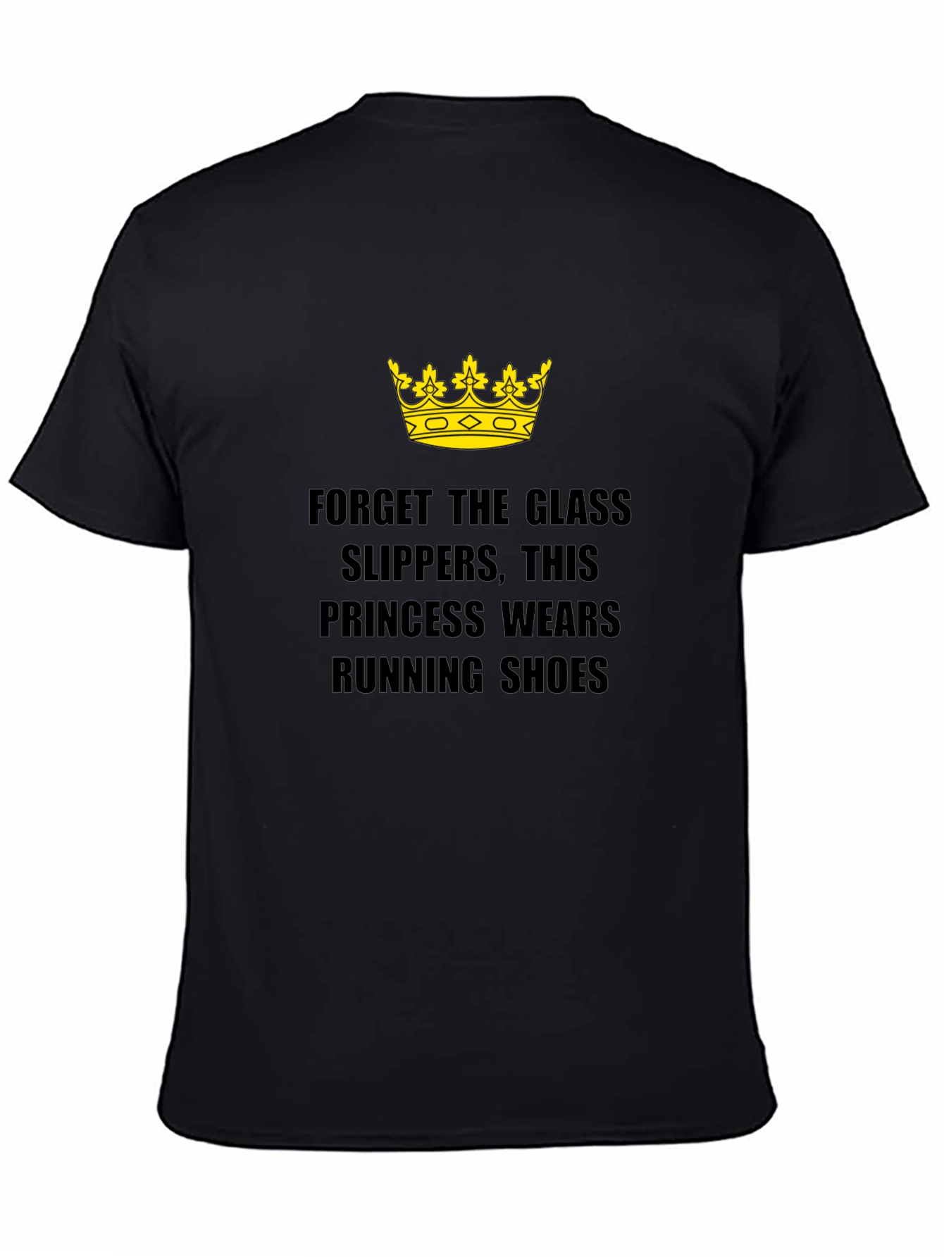 Princess Running Shoes Black T-Shirt