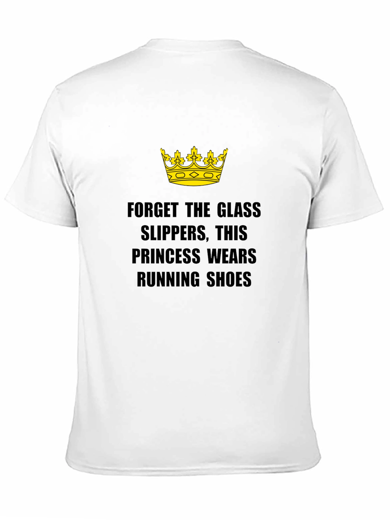 Princess Running Shoes Black T-Shirt