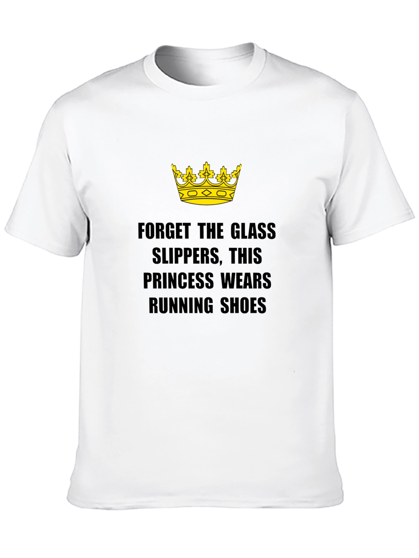 Princess Running Shoes Black T-Shirt