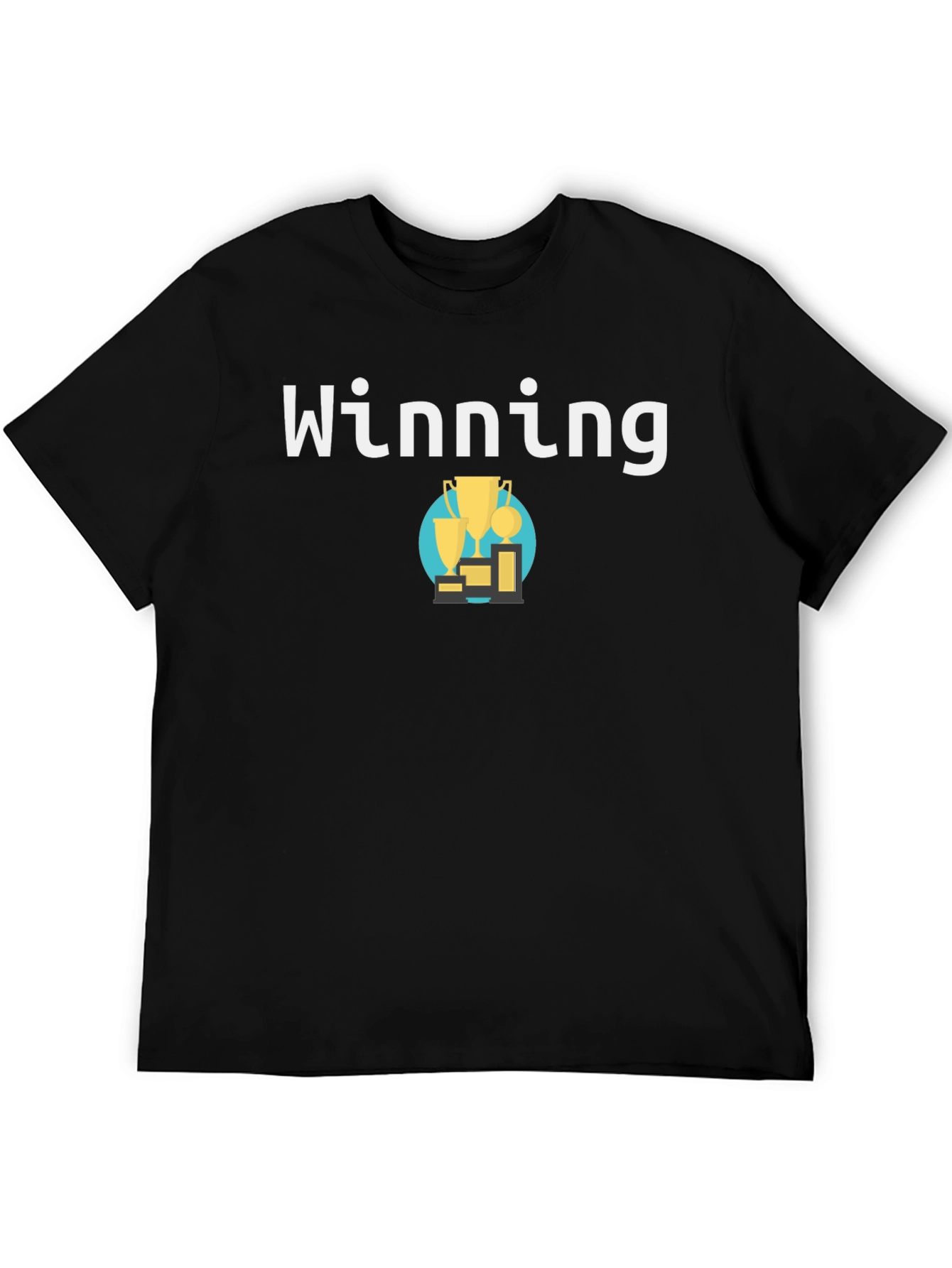 Winning T-Shirt - Black Graphic Tee