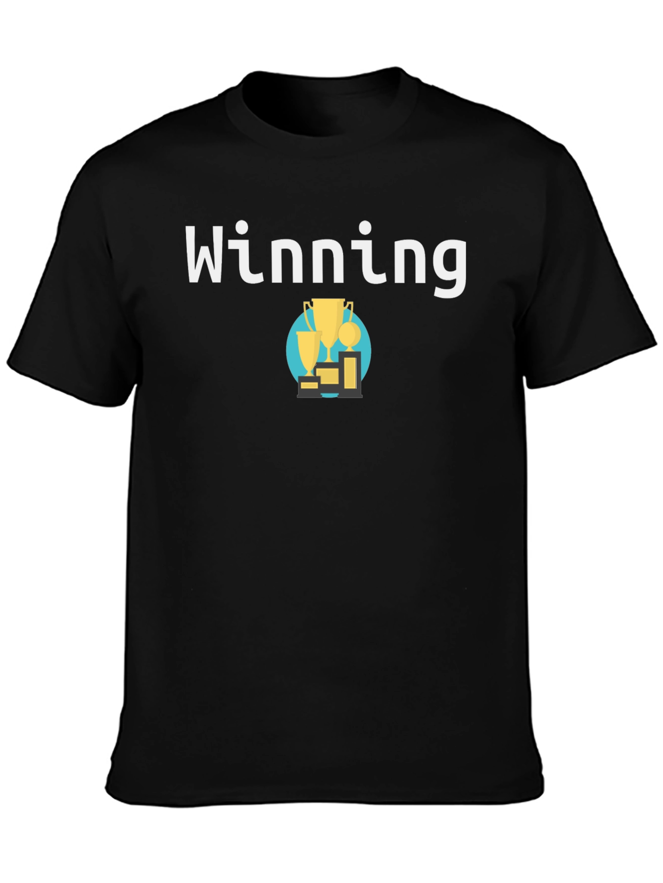 Winning T-Shirt - Black Graphic Tee