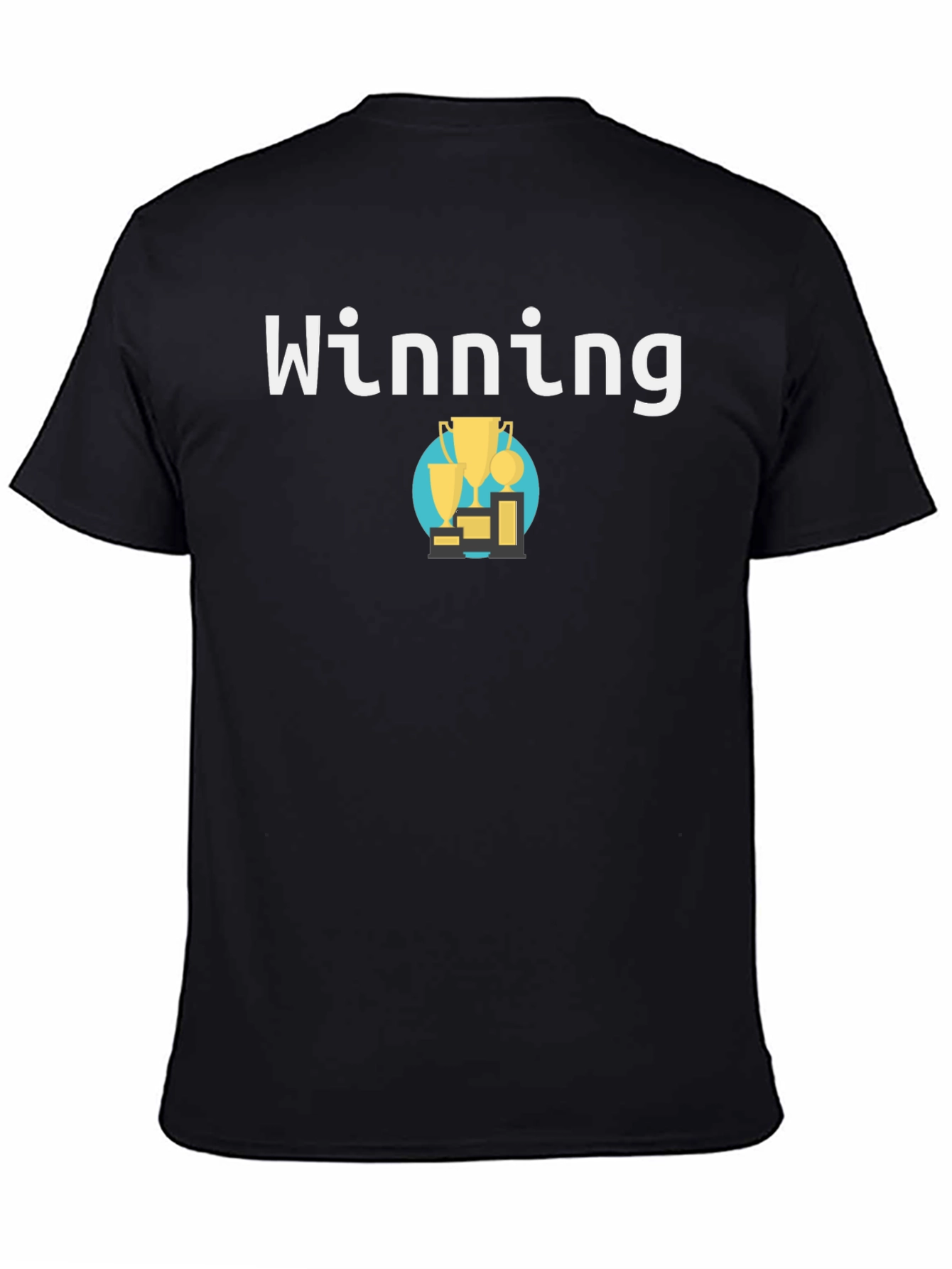 Winning T-Shirt - Black Graphic Tee